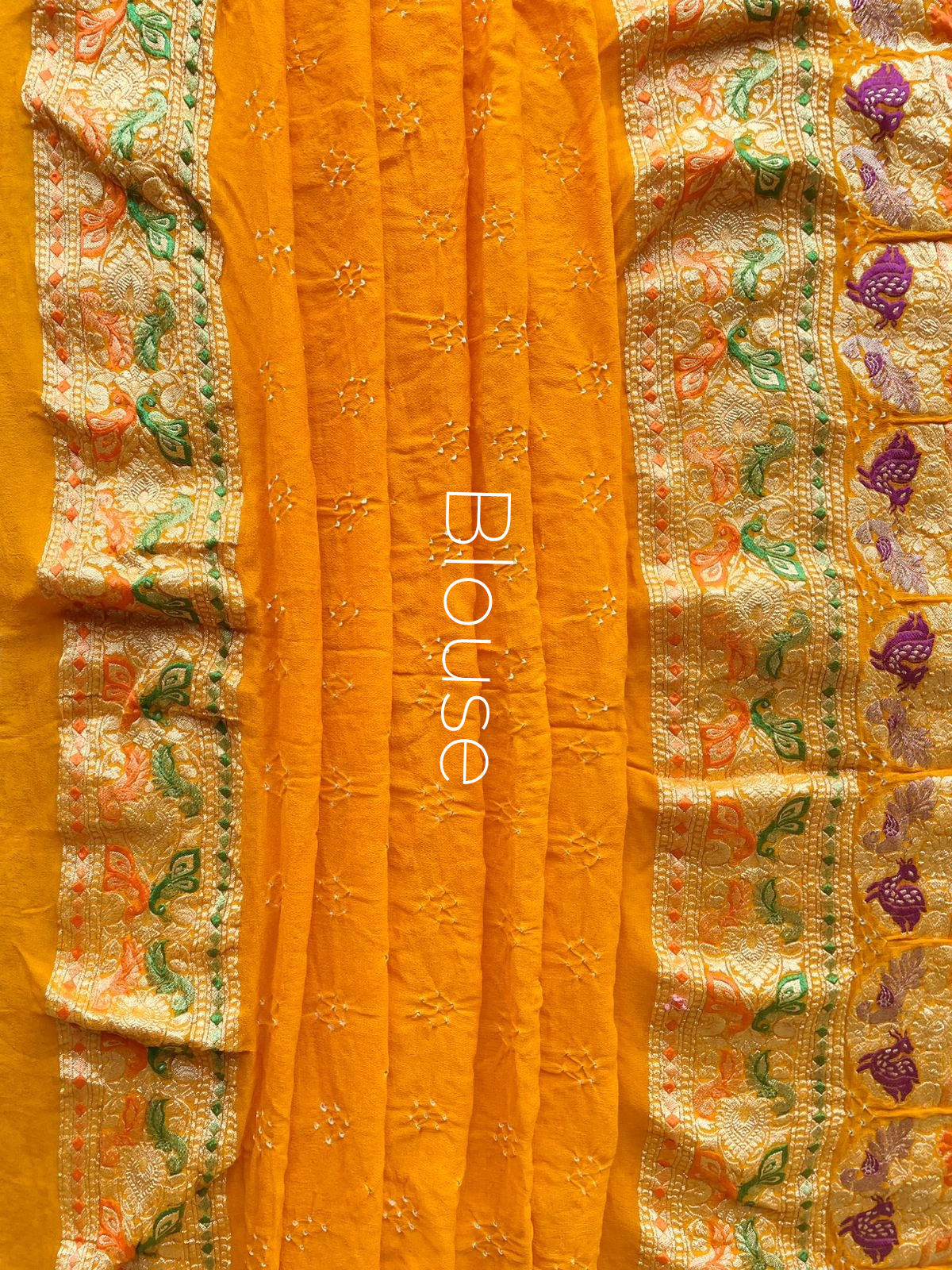 Aditi - Free and Unbounded Meenakari Motif Saree