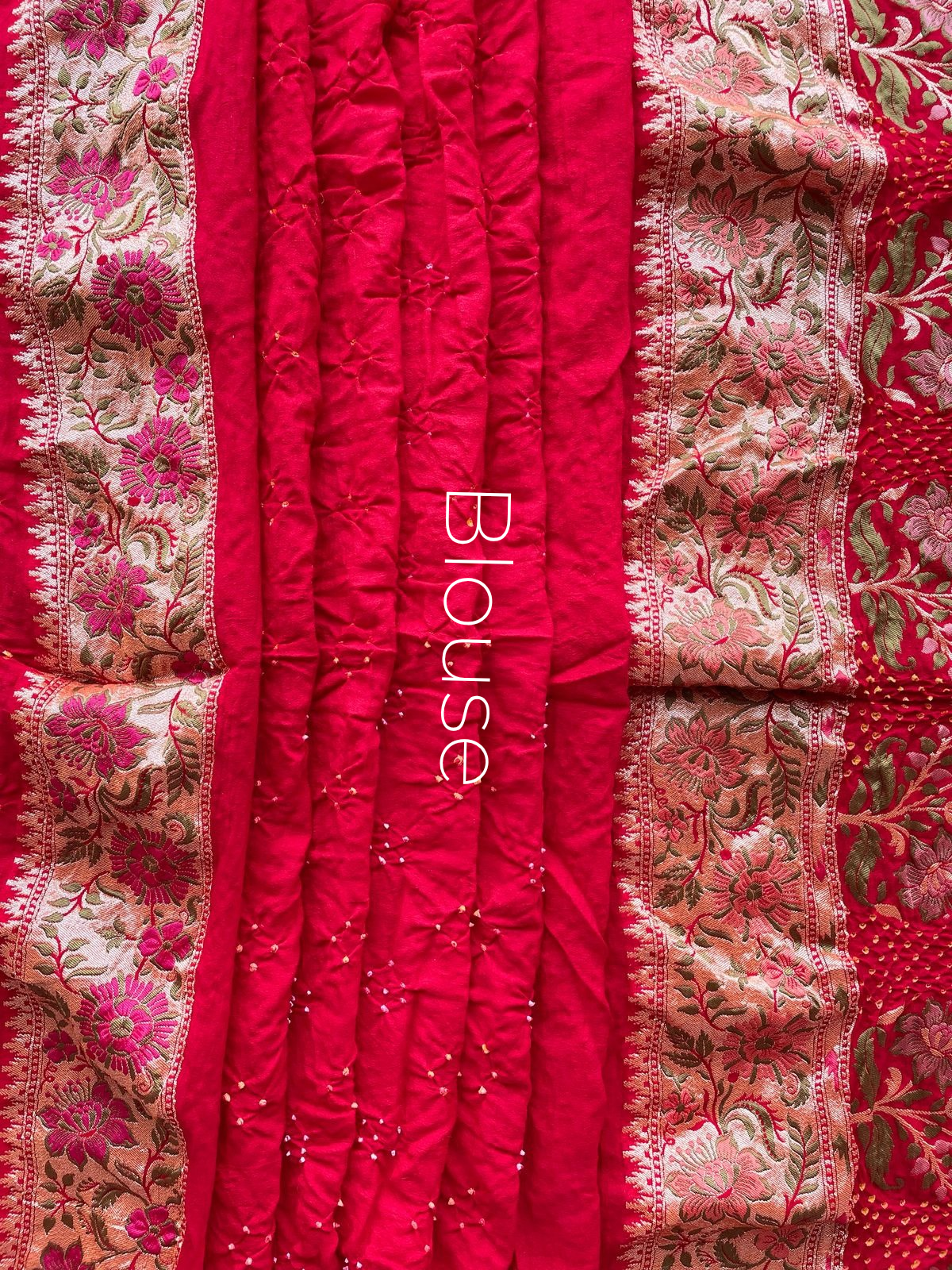 Anisha - One who is Supreme Meenakari Motif Saree