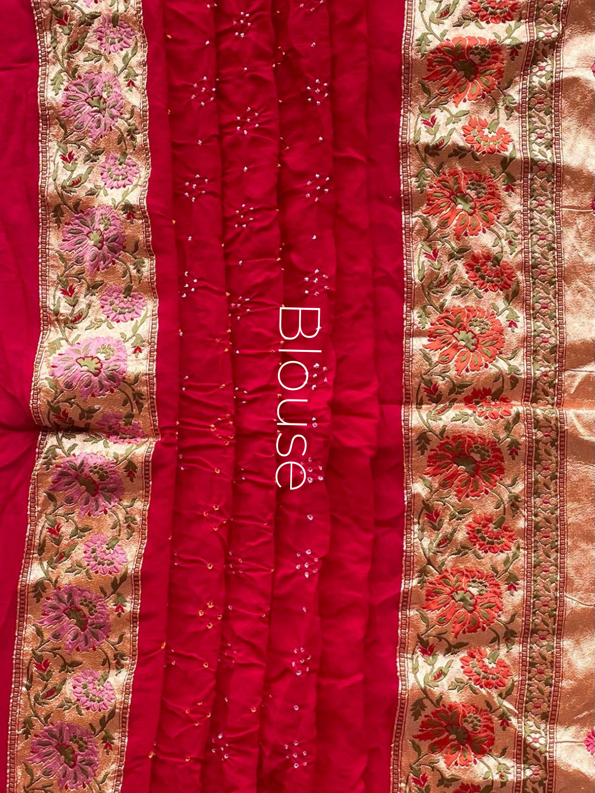 Gargi - An ancient scholar Meenakari Motif Saree