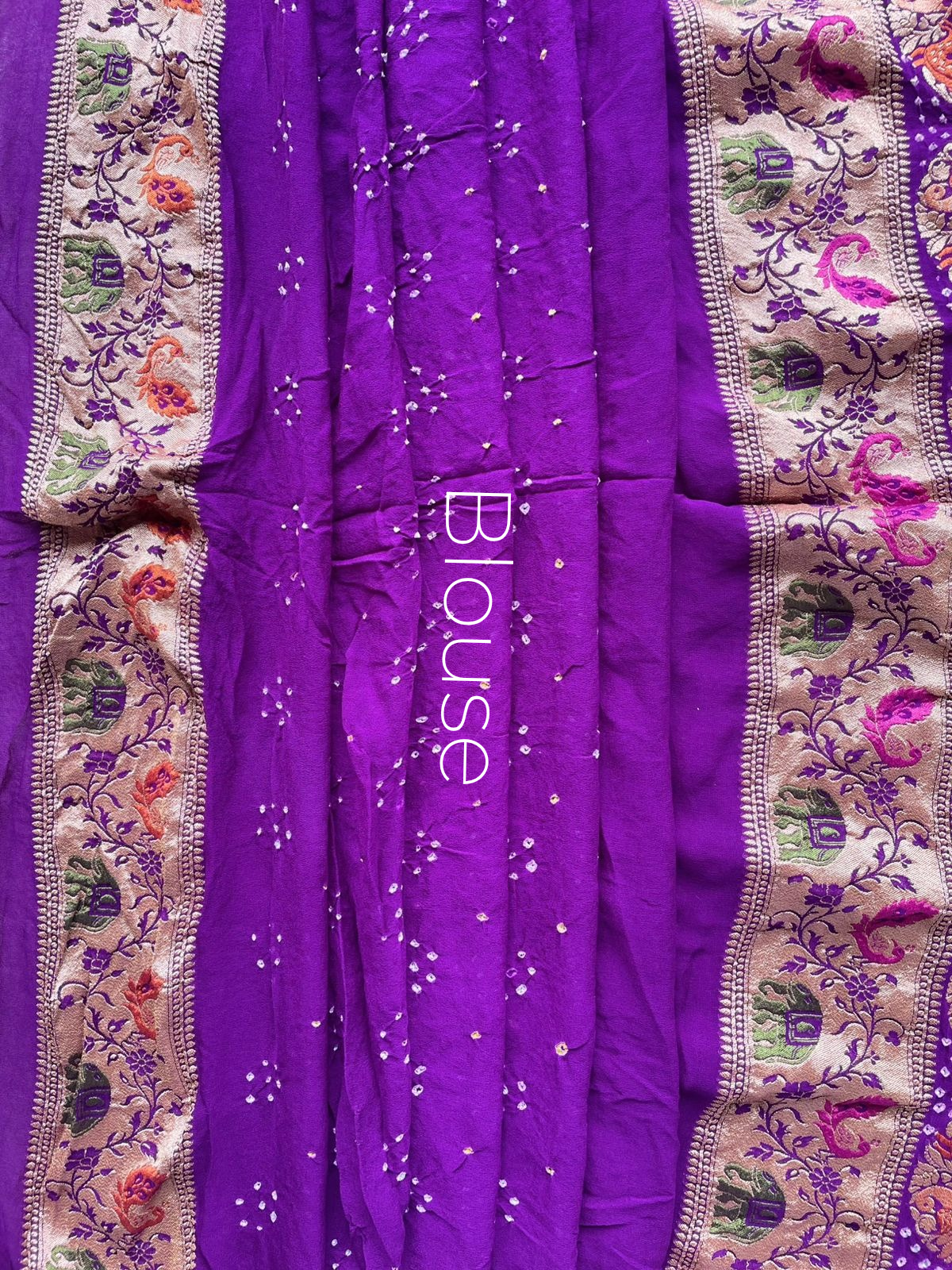 Asmita - Glories/Identity Meenakari Motif Saree