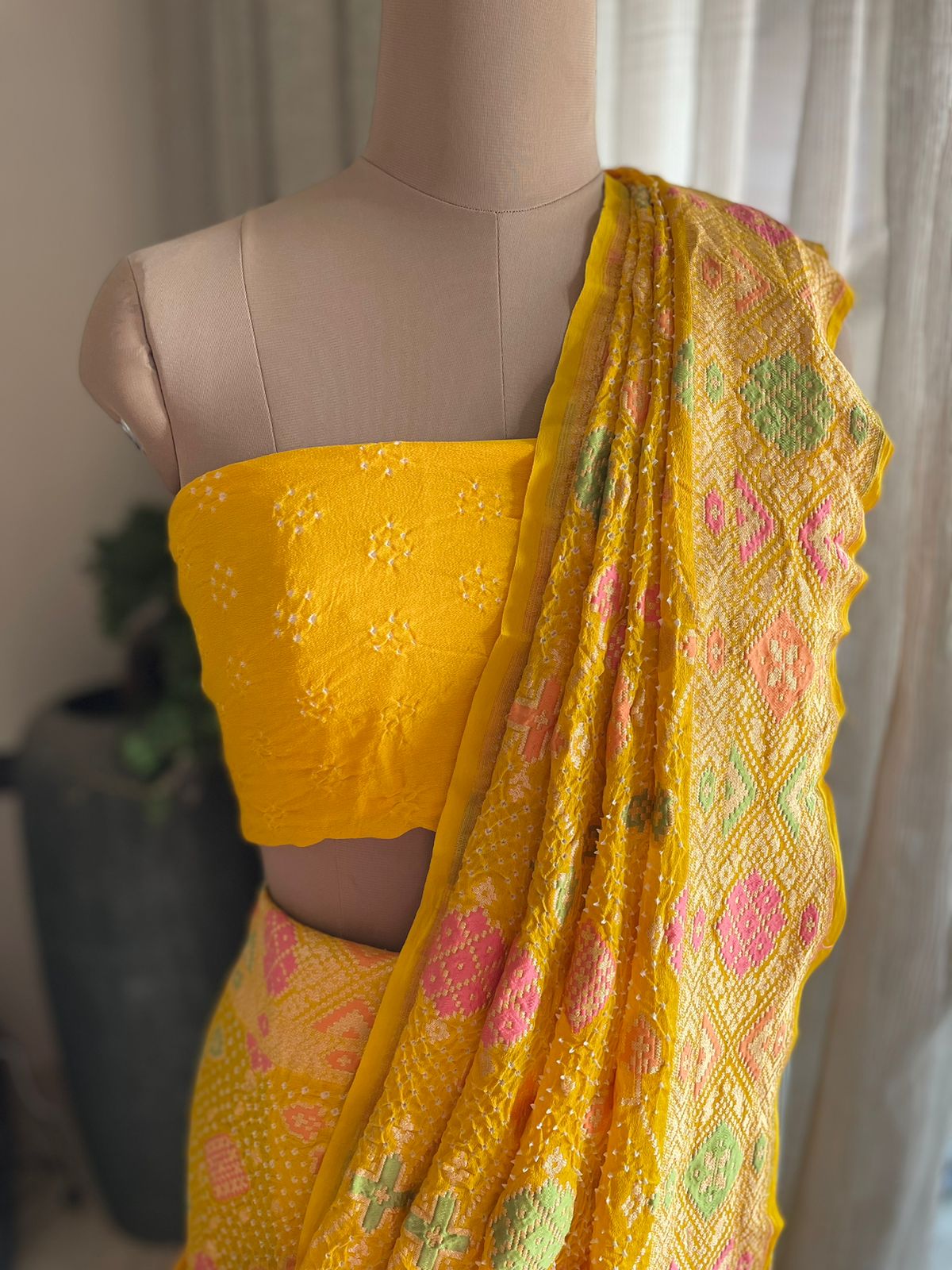 Nirjara - A Warrior Meenakari Saree