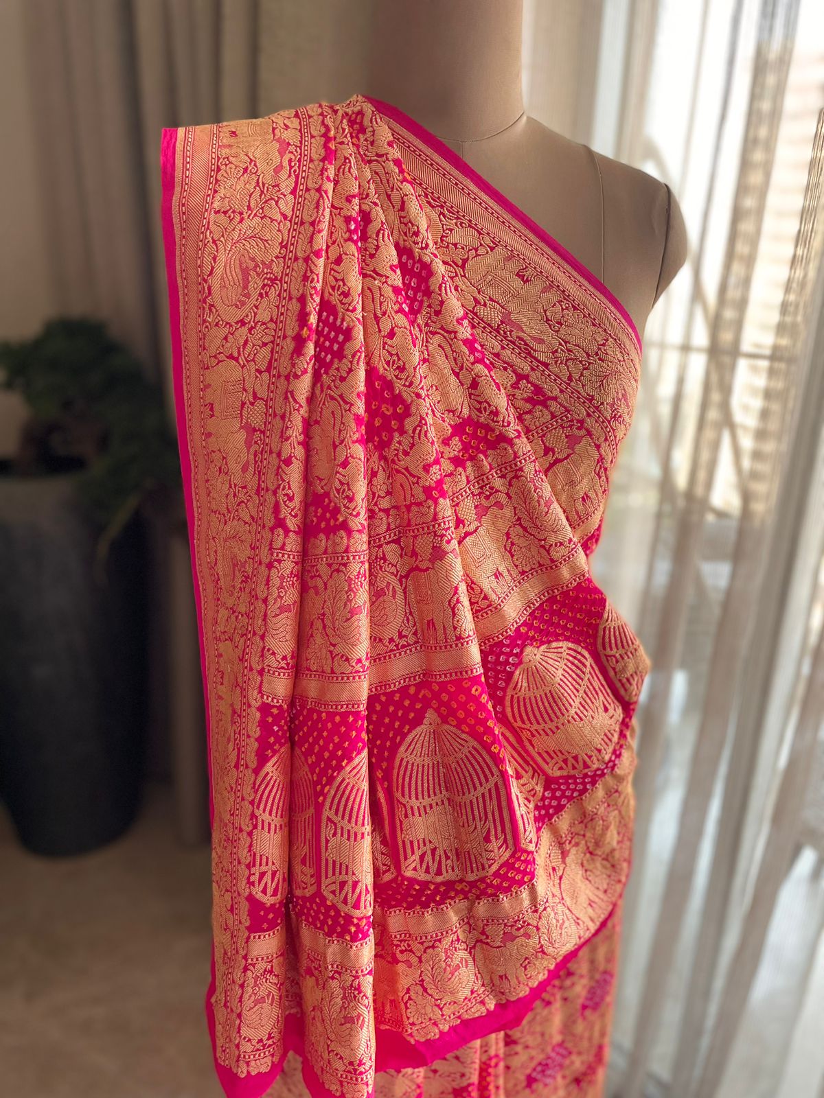 Gaurika - Lord of Brahmins Saree