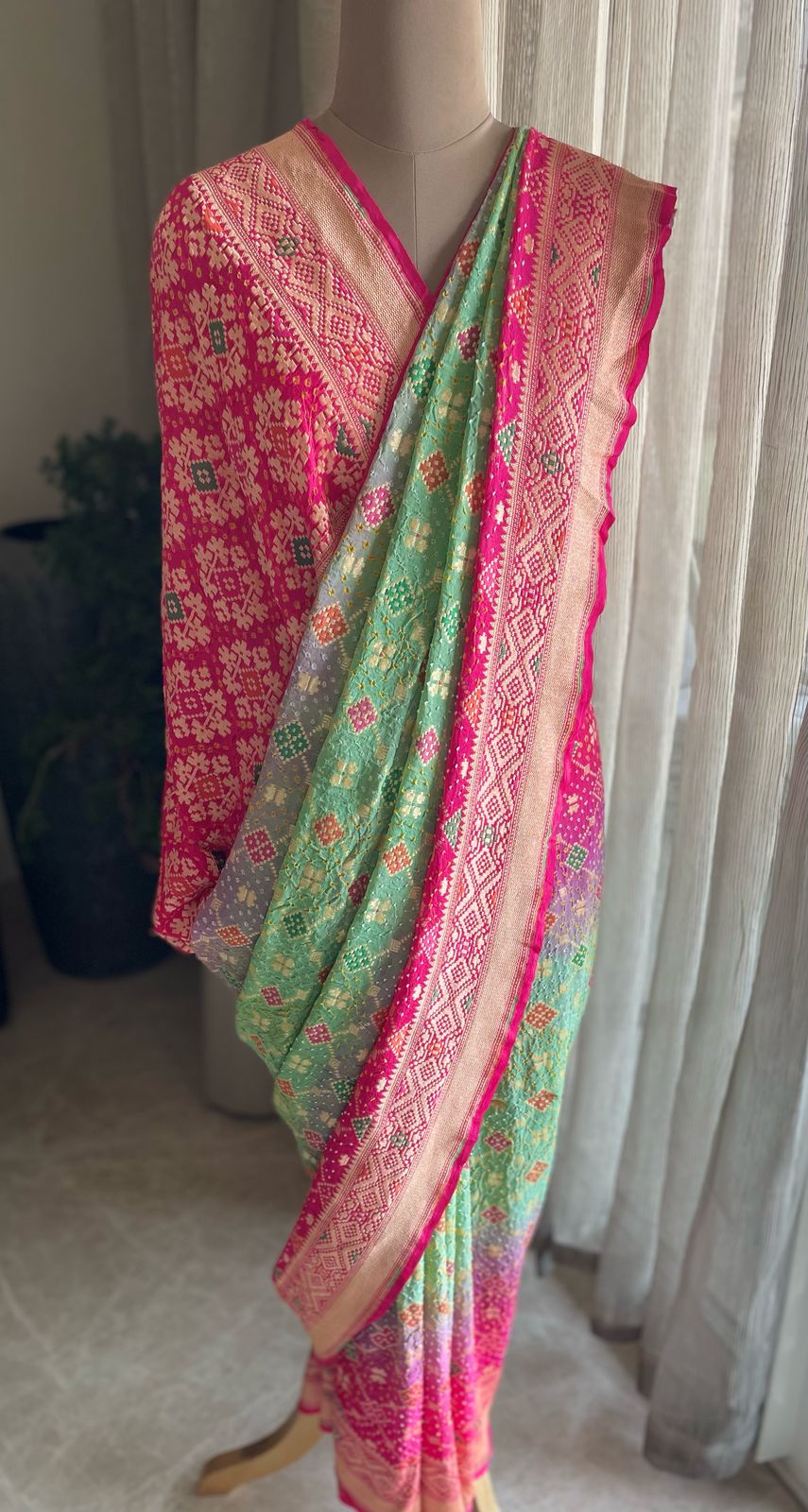 Anjali - Gift To God Meenakari Saree
