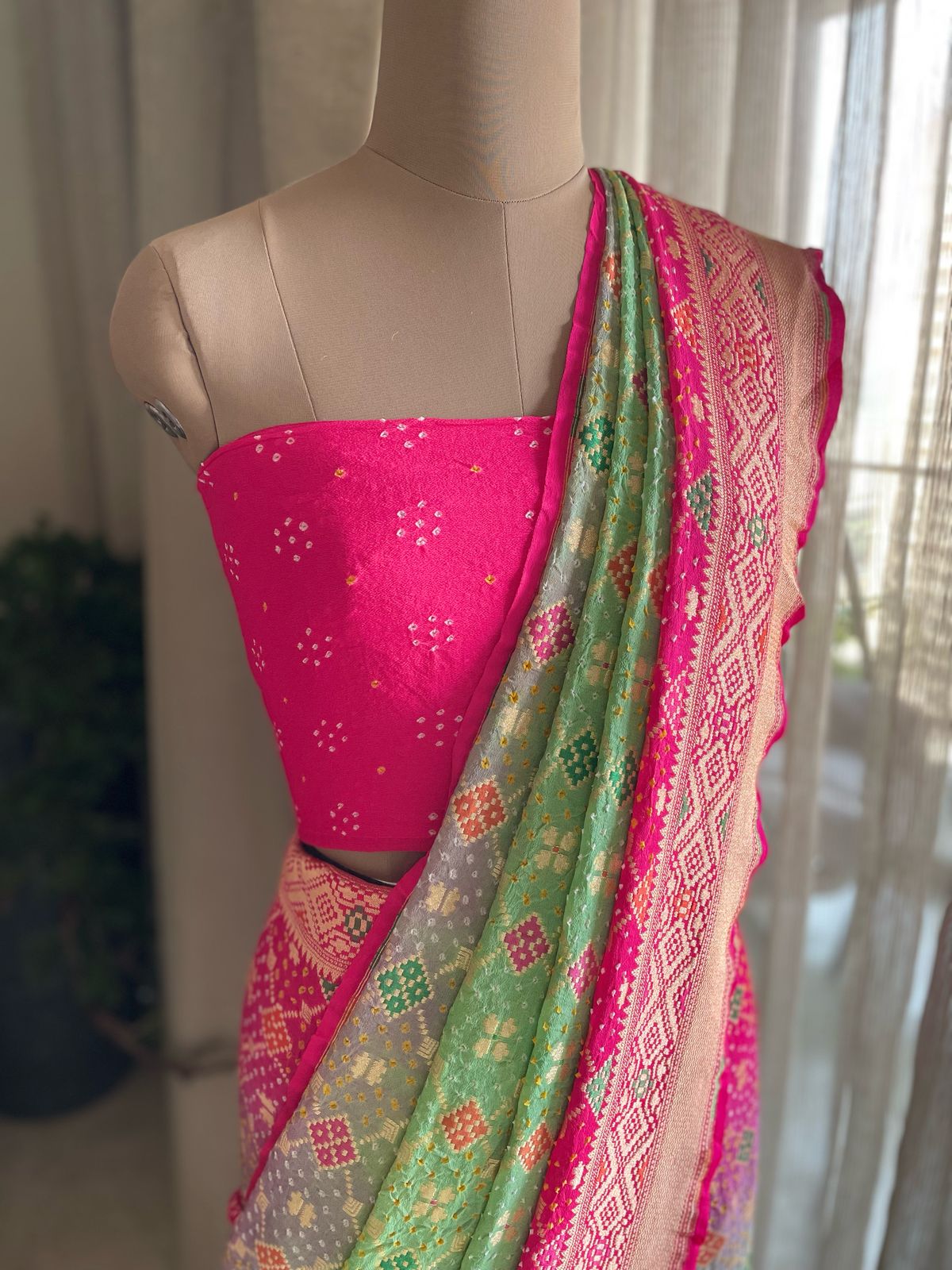 Anjali - Gift To God Meenakari Saree