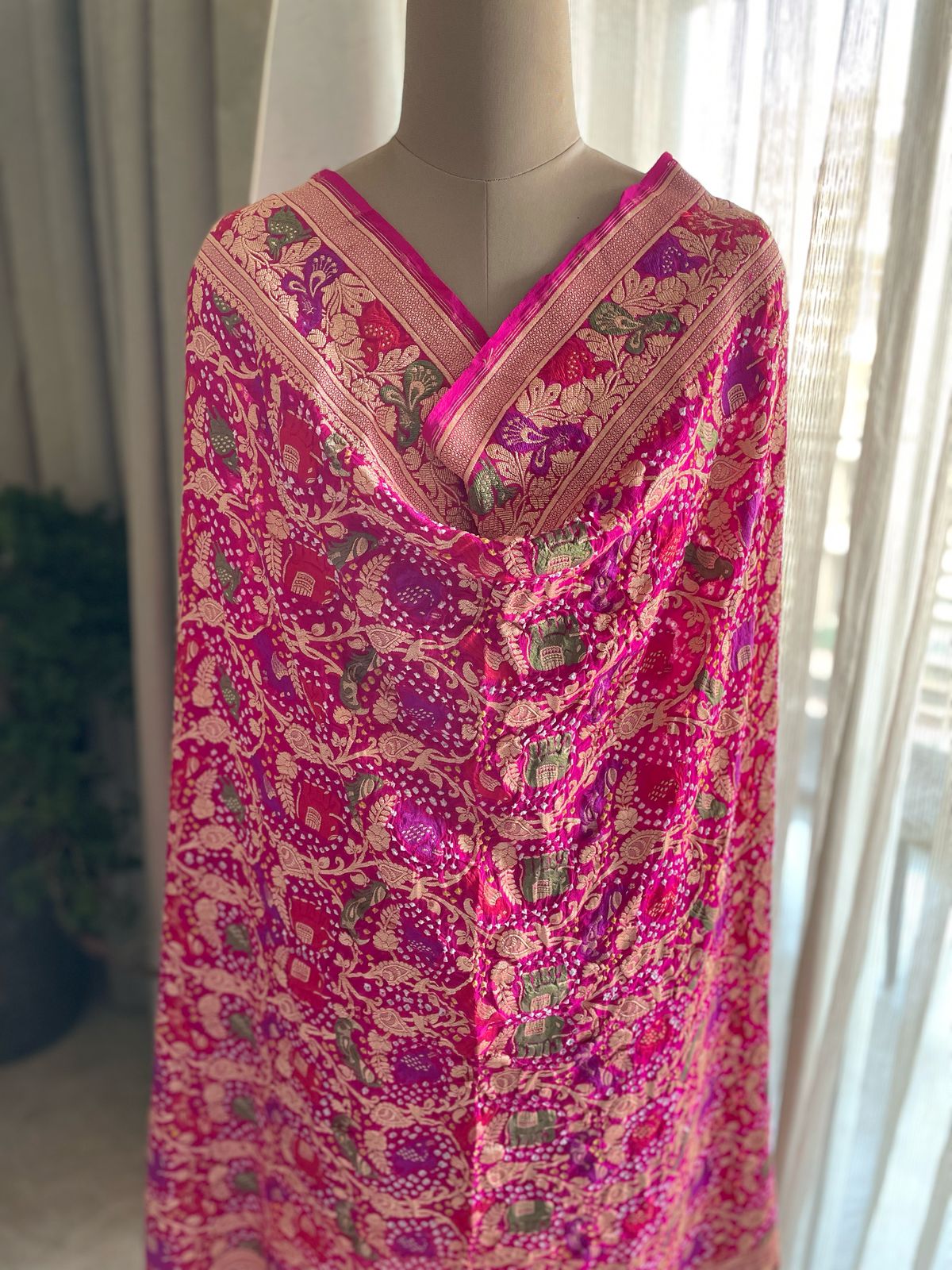 Aditri - Highest honor Meenakari Motif Dupatta