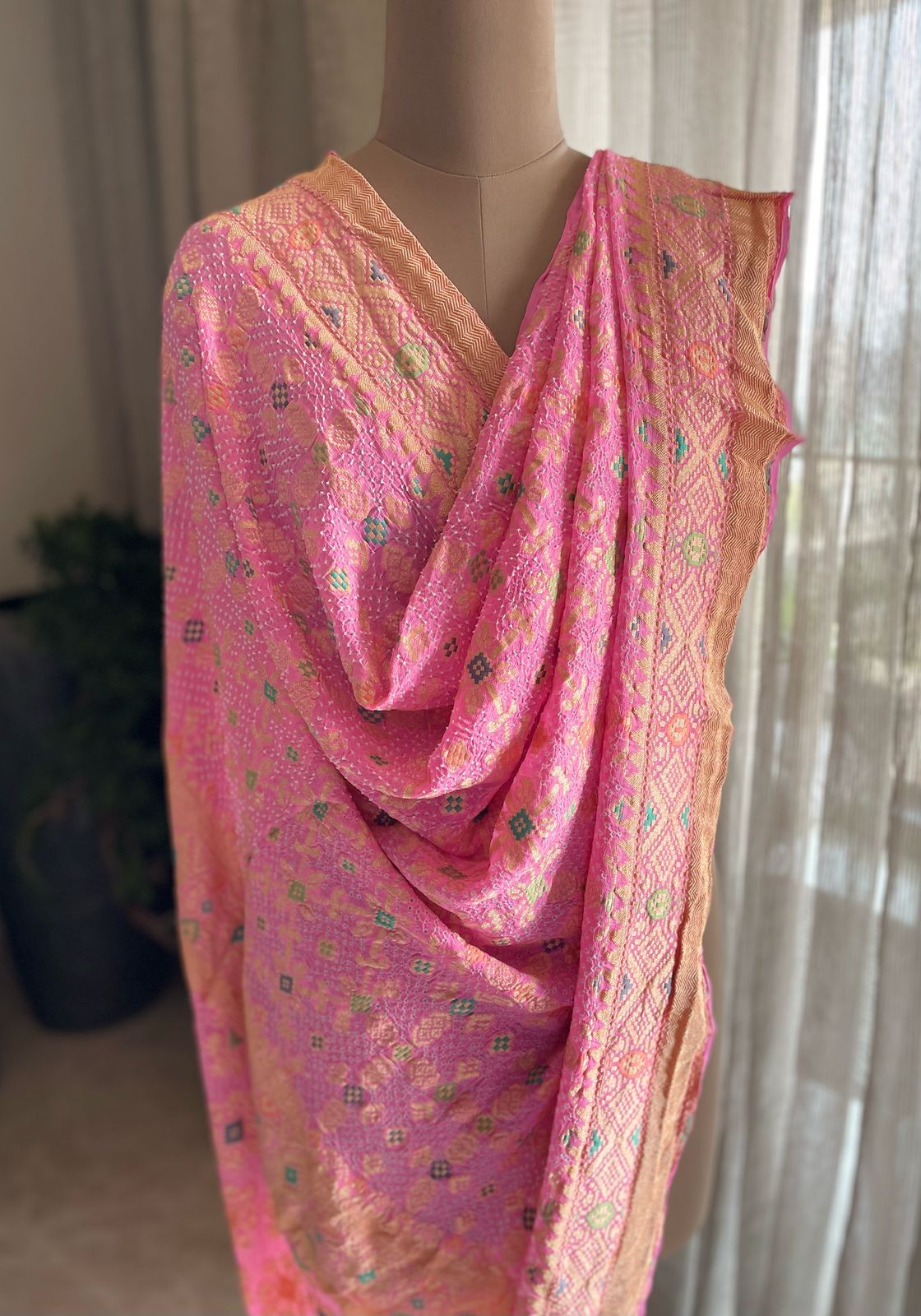 Nitaara - Deeply Rooted Meenakari Dupatta