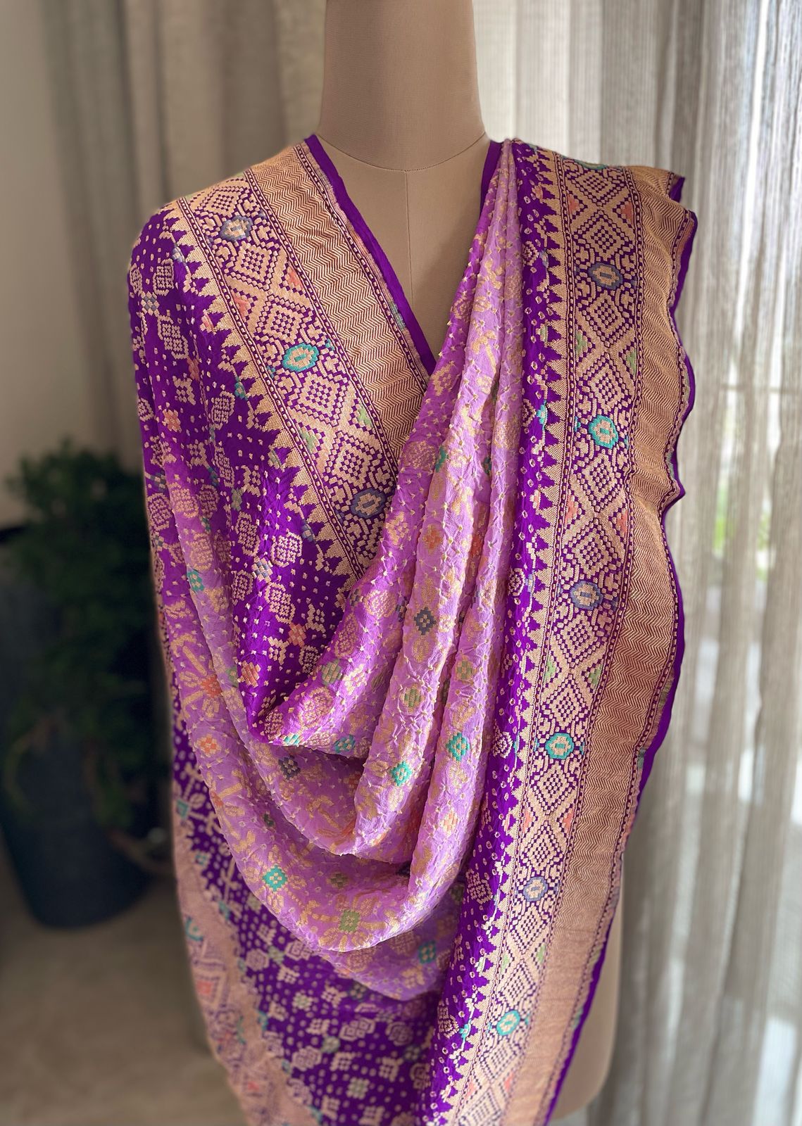 Tabassum - Smile of a Princess Meenakari Dupatta