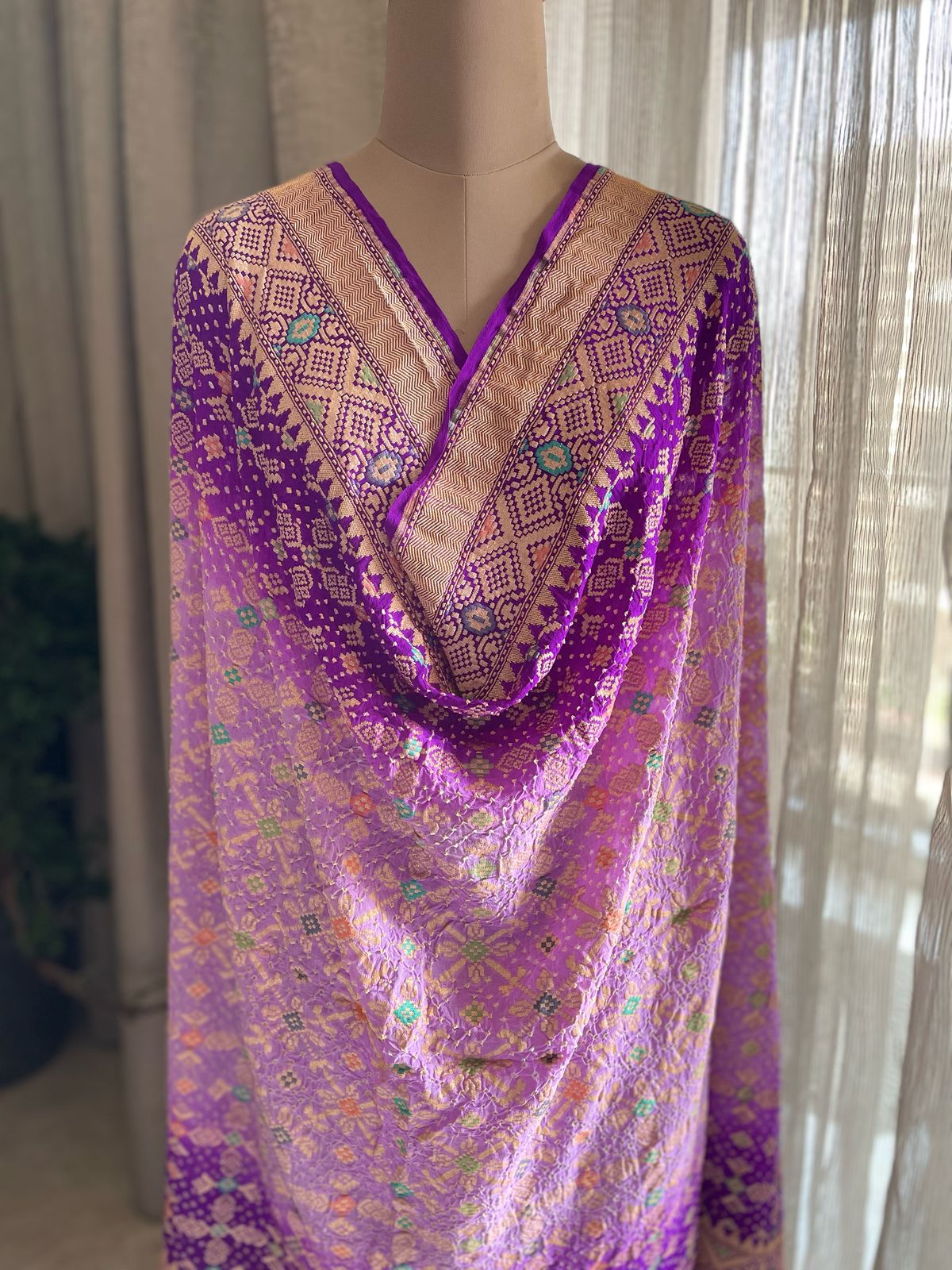 Tabassum - Smile of a Princess Meenakari Dupatta