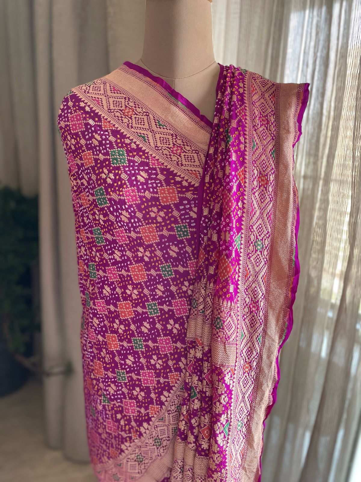 Samriddhi - Great prosperity Meenakari Dupatta