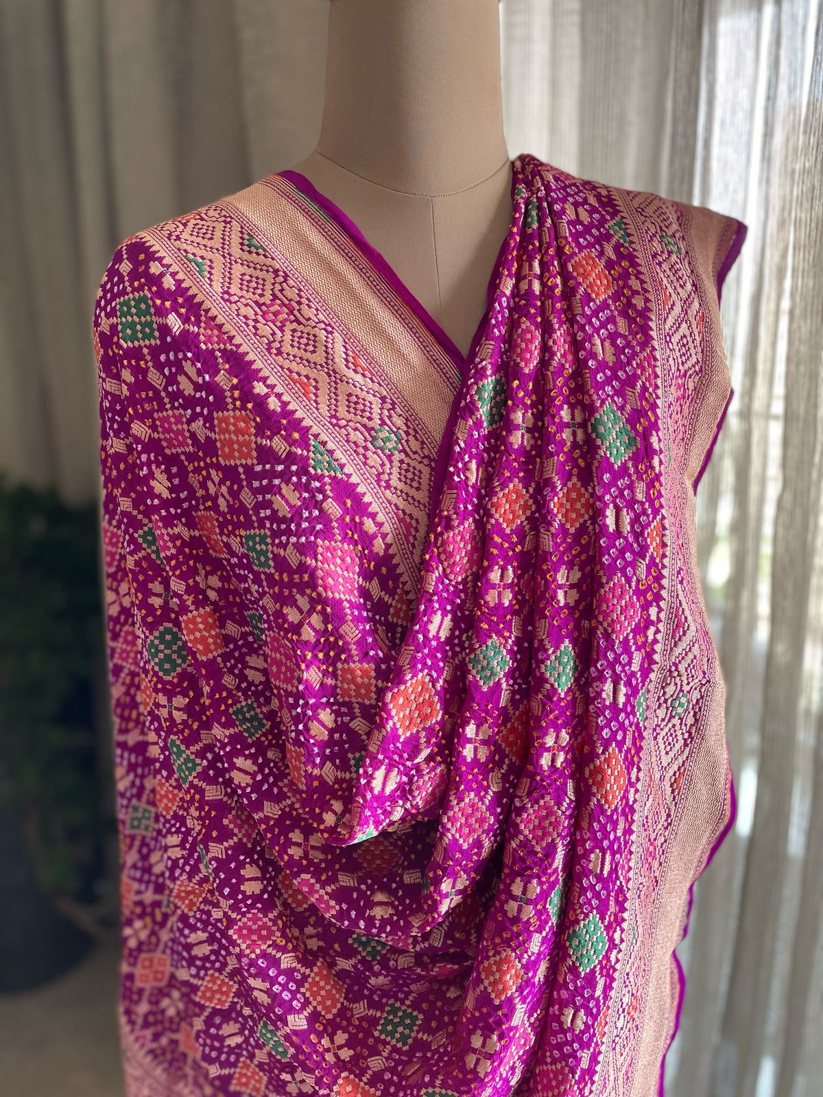 Samriddhi - Great prosperity Meenakari Dupatta