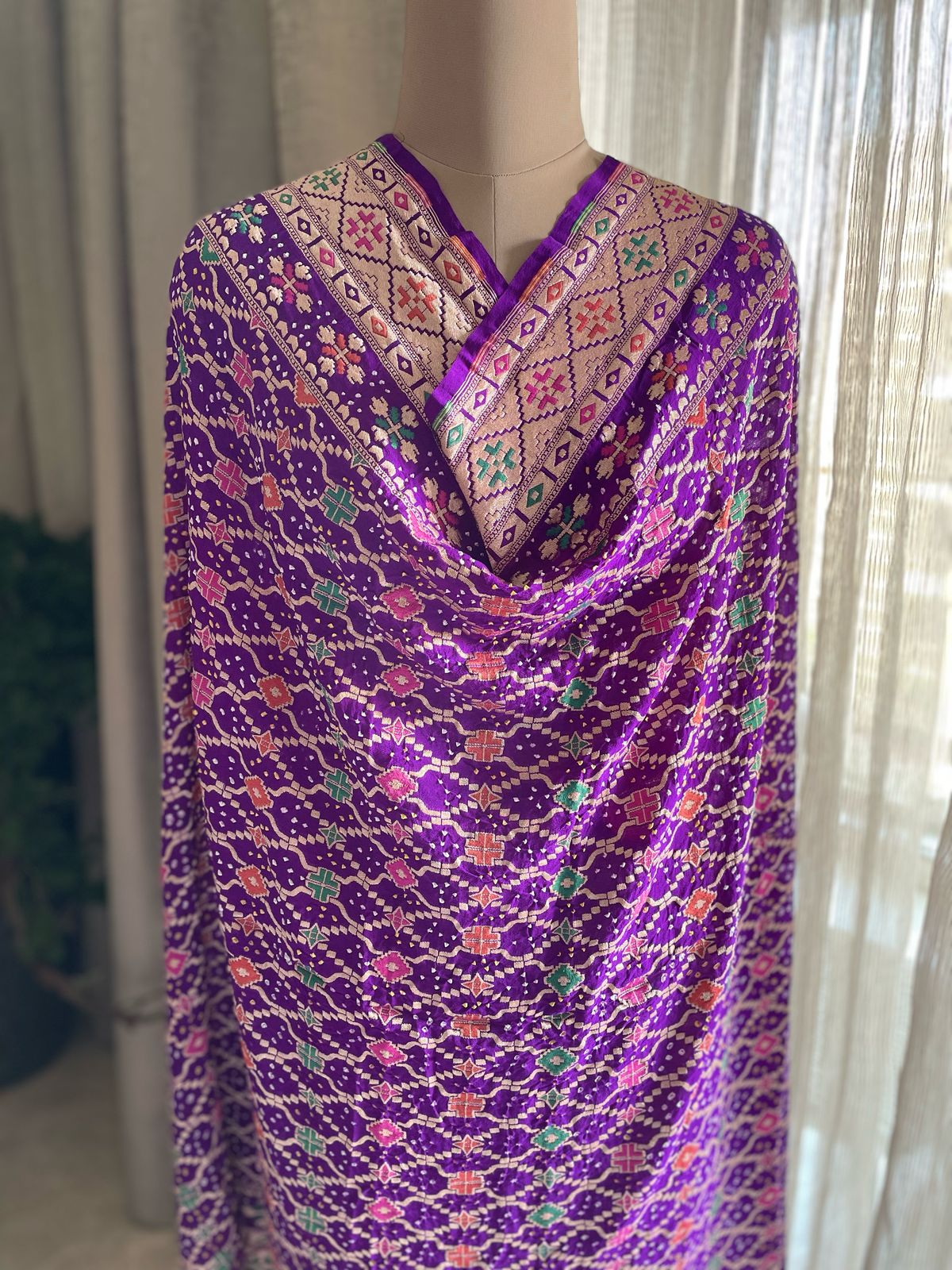 Jagruti - Awakening Meenakari Dupatta