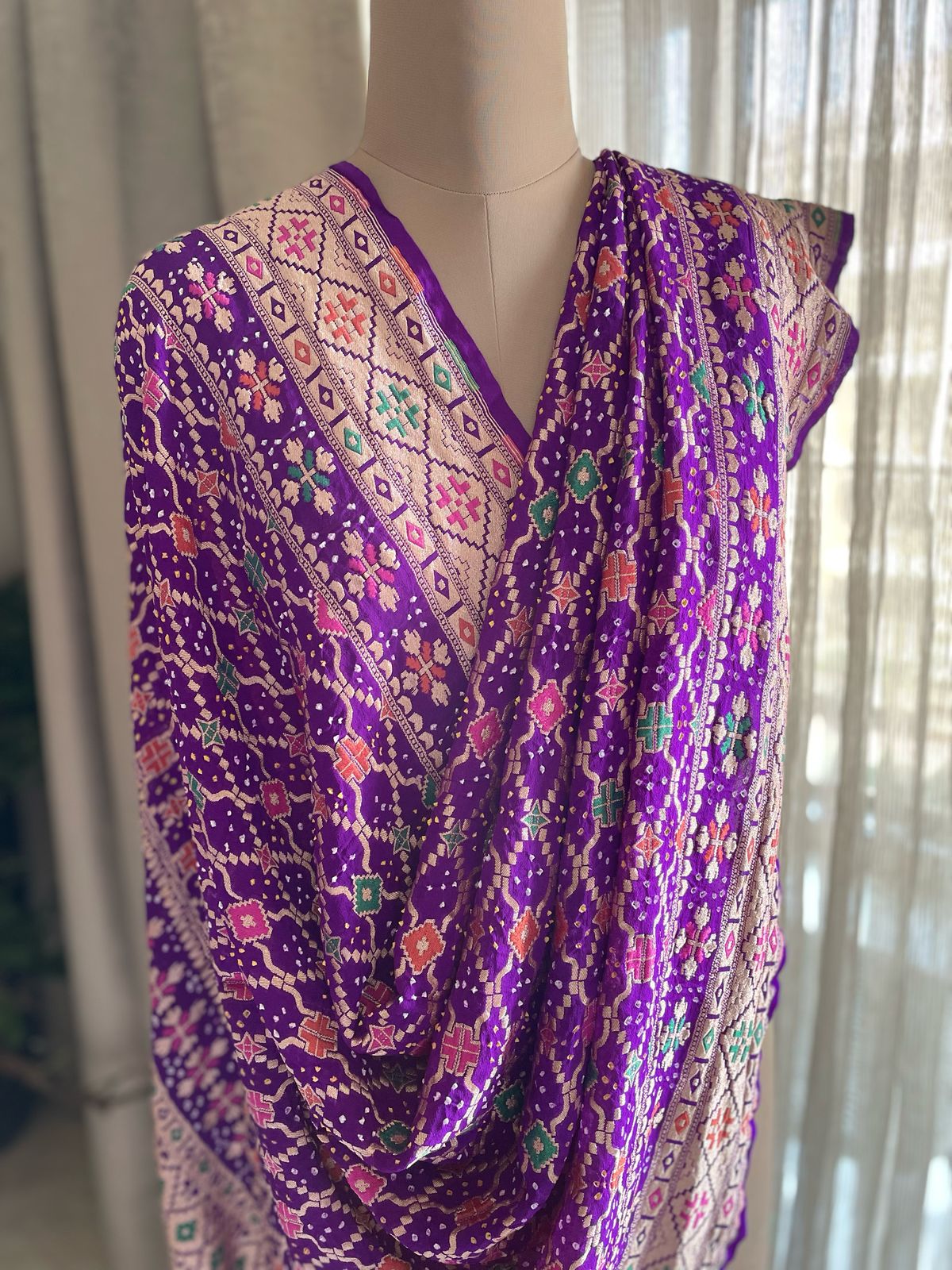 Jagruti - Awakening Meenakari Dupatta
