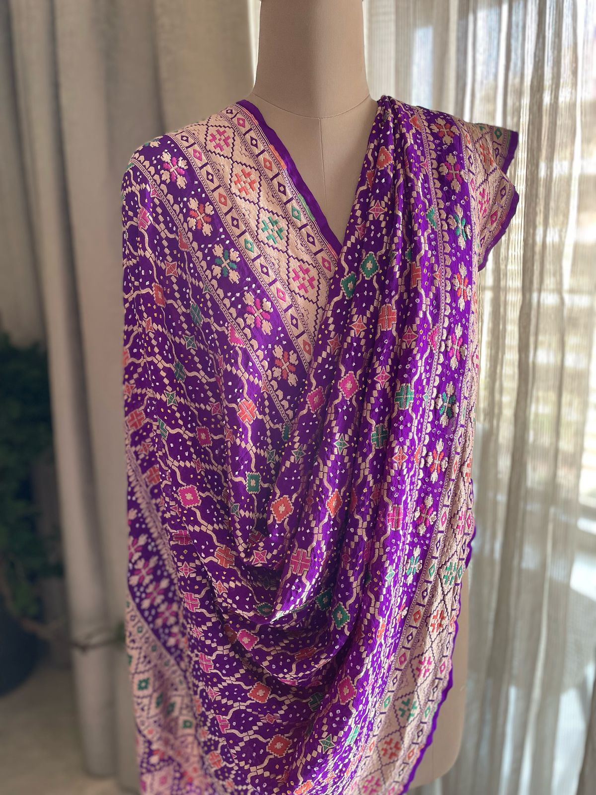 Jagruti - Awakening Meenakari Dupatta