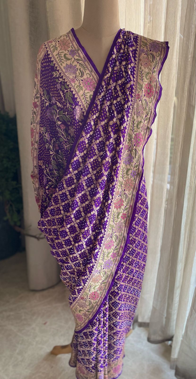 Vandana - Prayers Meenakari Motif Saree