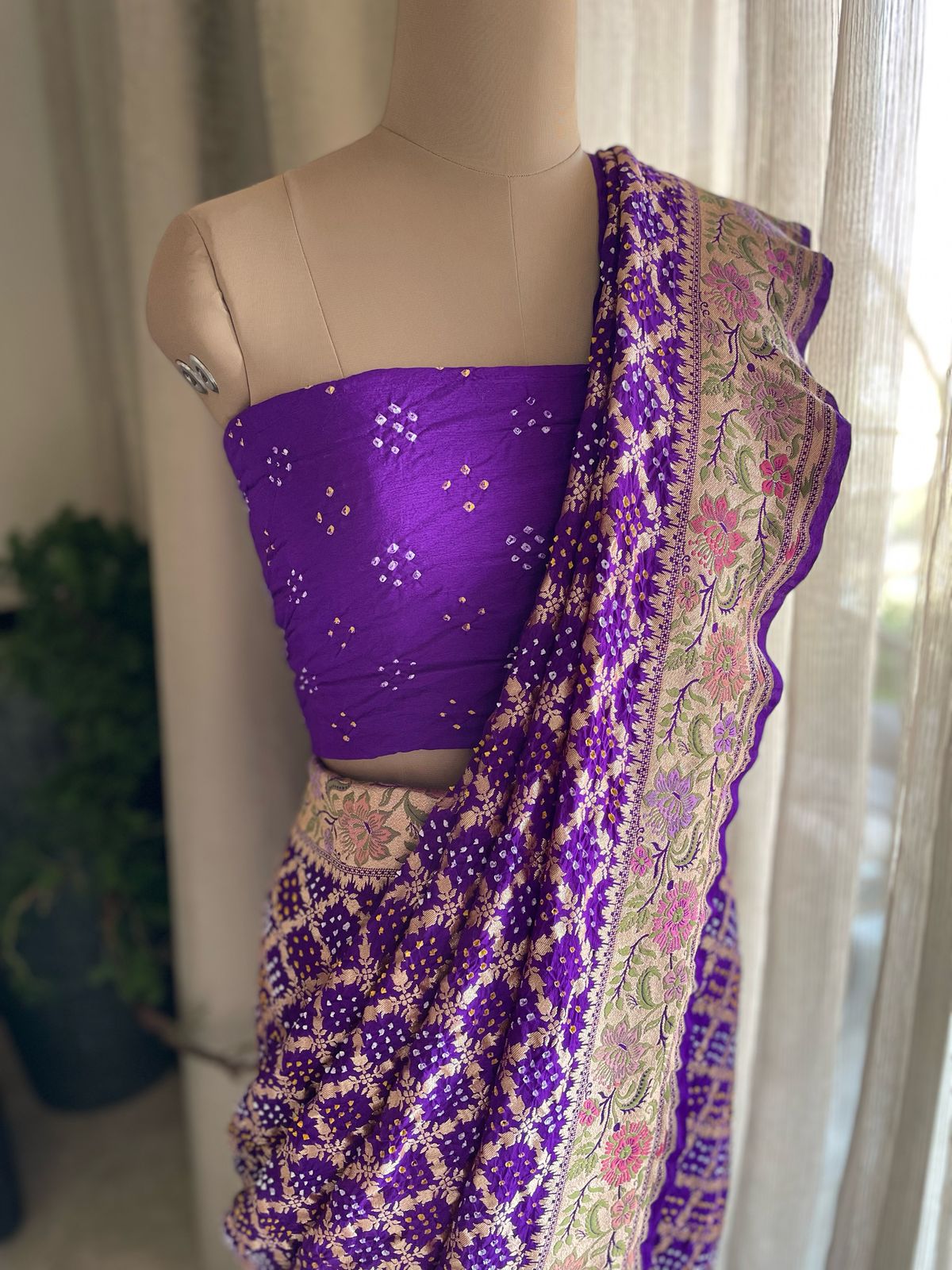 Vandana - Prayers Meenakari Motif Saree