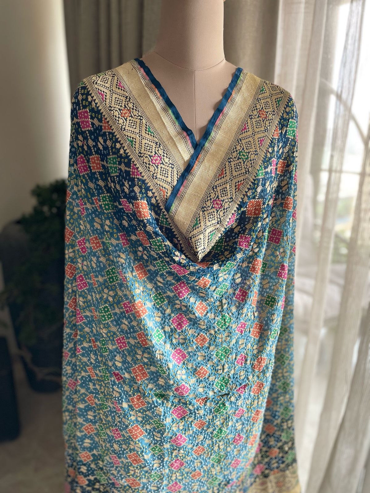 Ishaani - Goddess Parvati Meenakari Dupatta