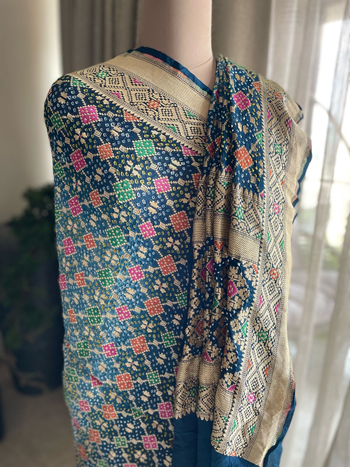 Ishaani - Goddess Parvati Meenakari Dupatta