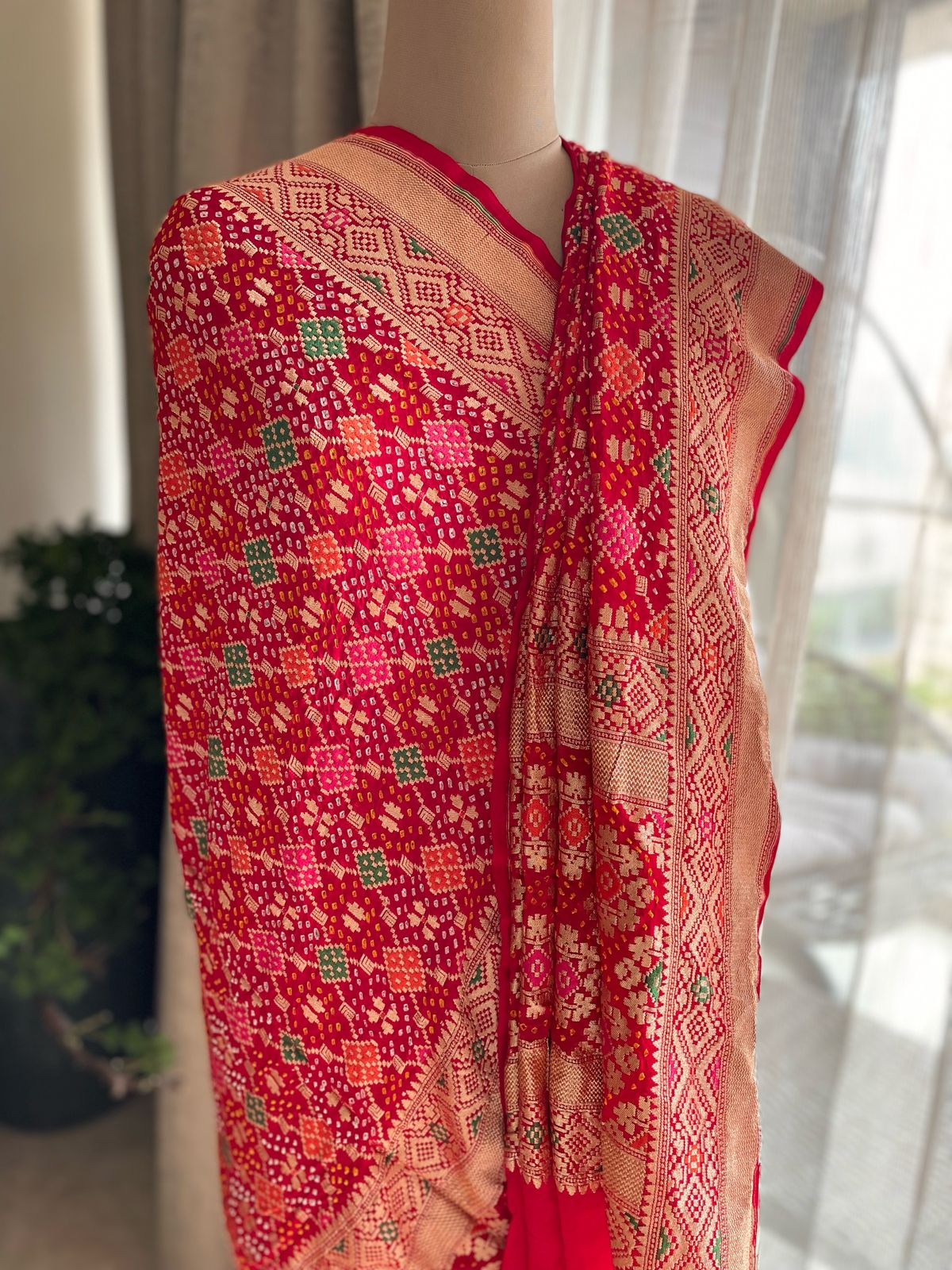 Padmini - Lotus Plant Meenakari Dupatta