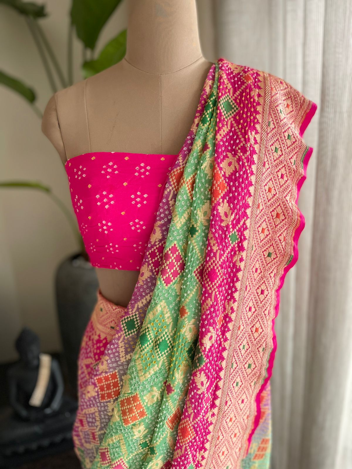 Nirjara - A Warrior Meenakari Saree