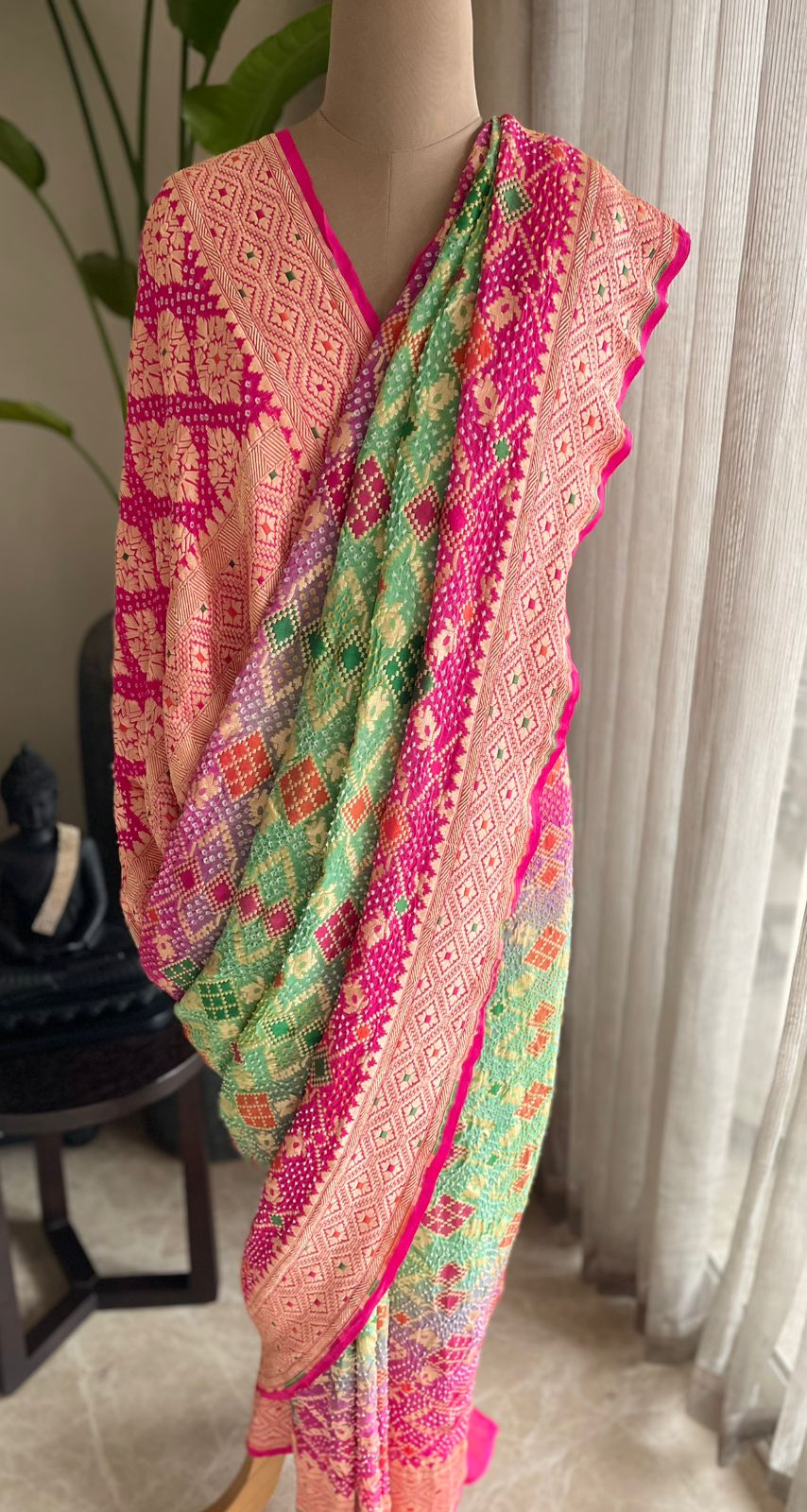 Nirjara - A Warrior Meenakari Saree