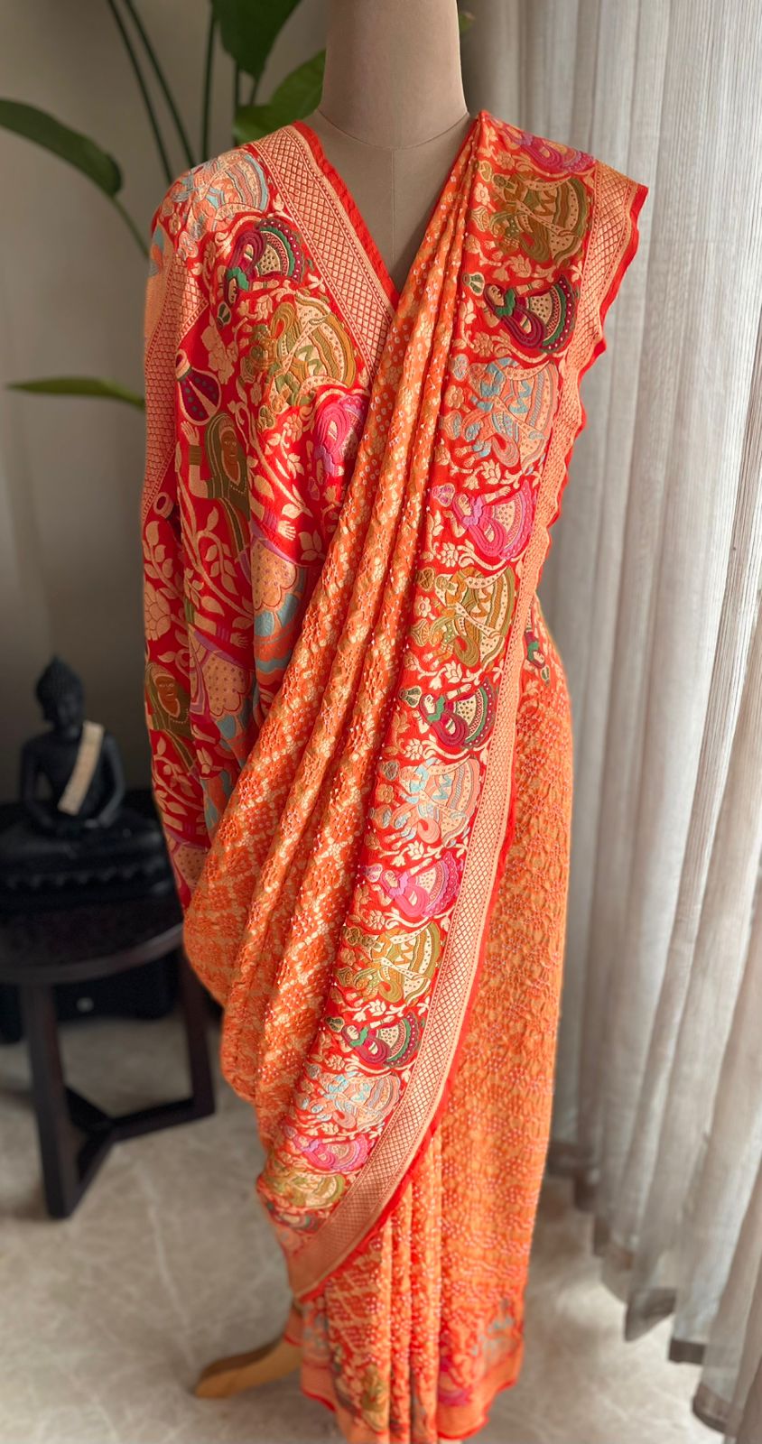 Tamanna - Blissful Wish Meenakari Motif Saree