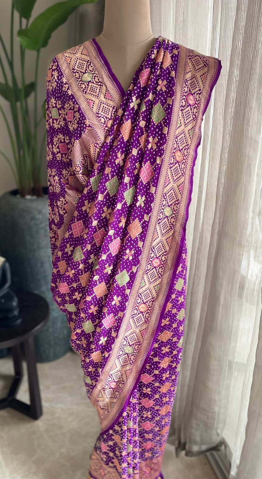 Raagini - A melody Meenakari Saree