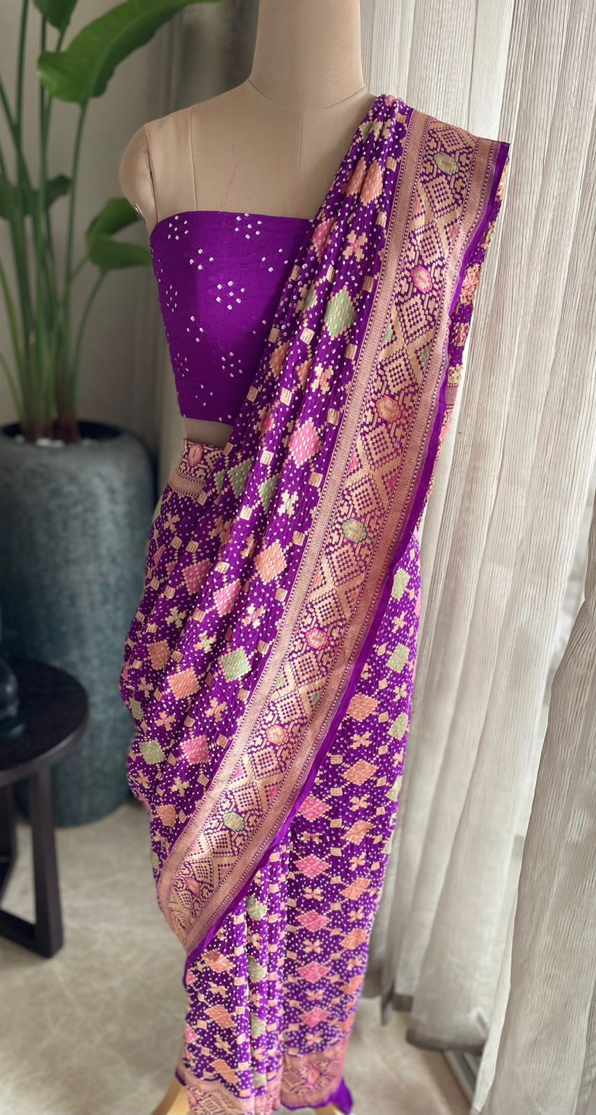 Raagini - A melody Meenakari Saree