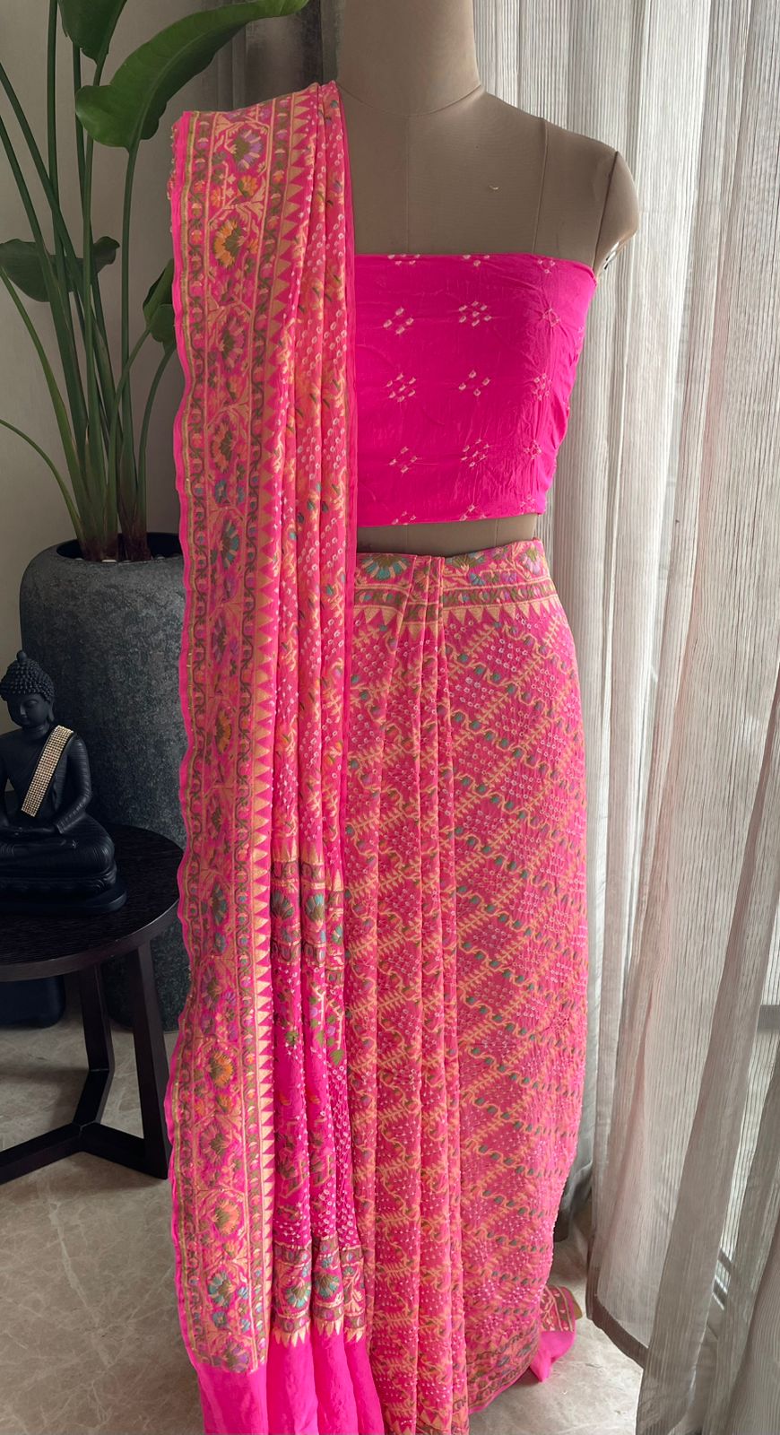 Dhwani - Sounds of Symphony Meenakari Motif Saree