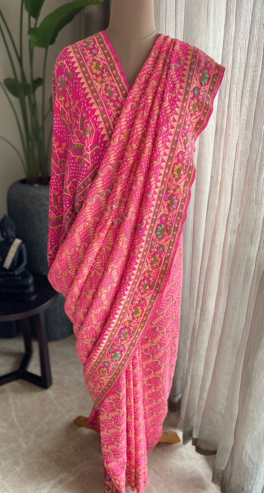 Dhwani - Sounds of Symphony Meenakari Motif Saree