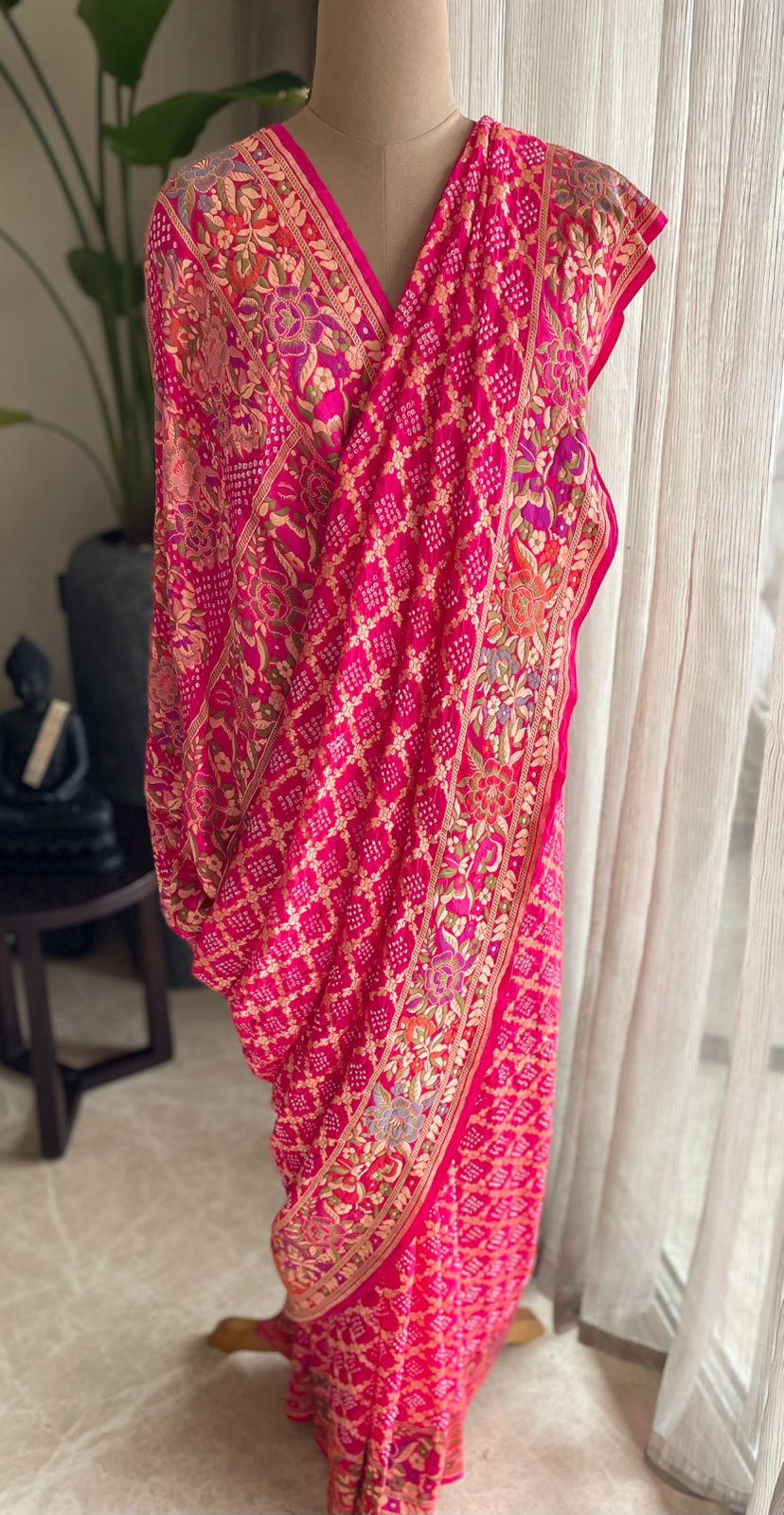 Chaitaly - An Ancient City Meenakari Motif Saree