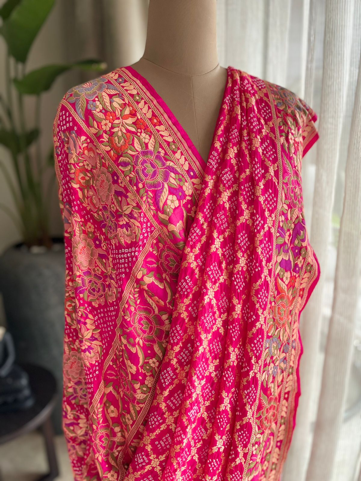 Chaitaly - An Ancient City Meenakari Motif Saree