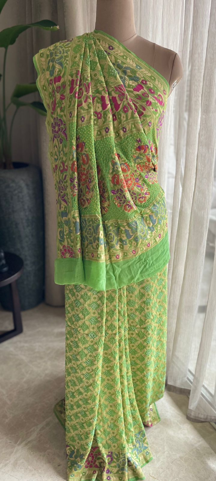 Krisha - The Divine Soul Meenakari Motif Saree