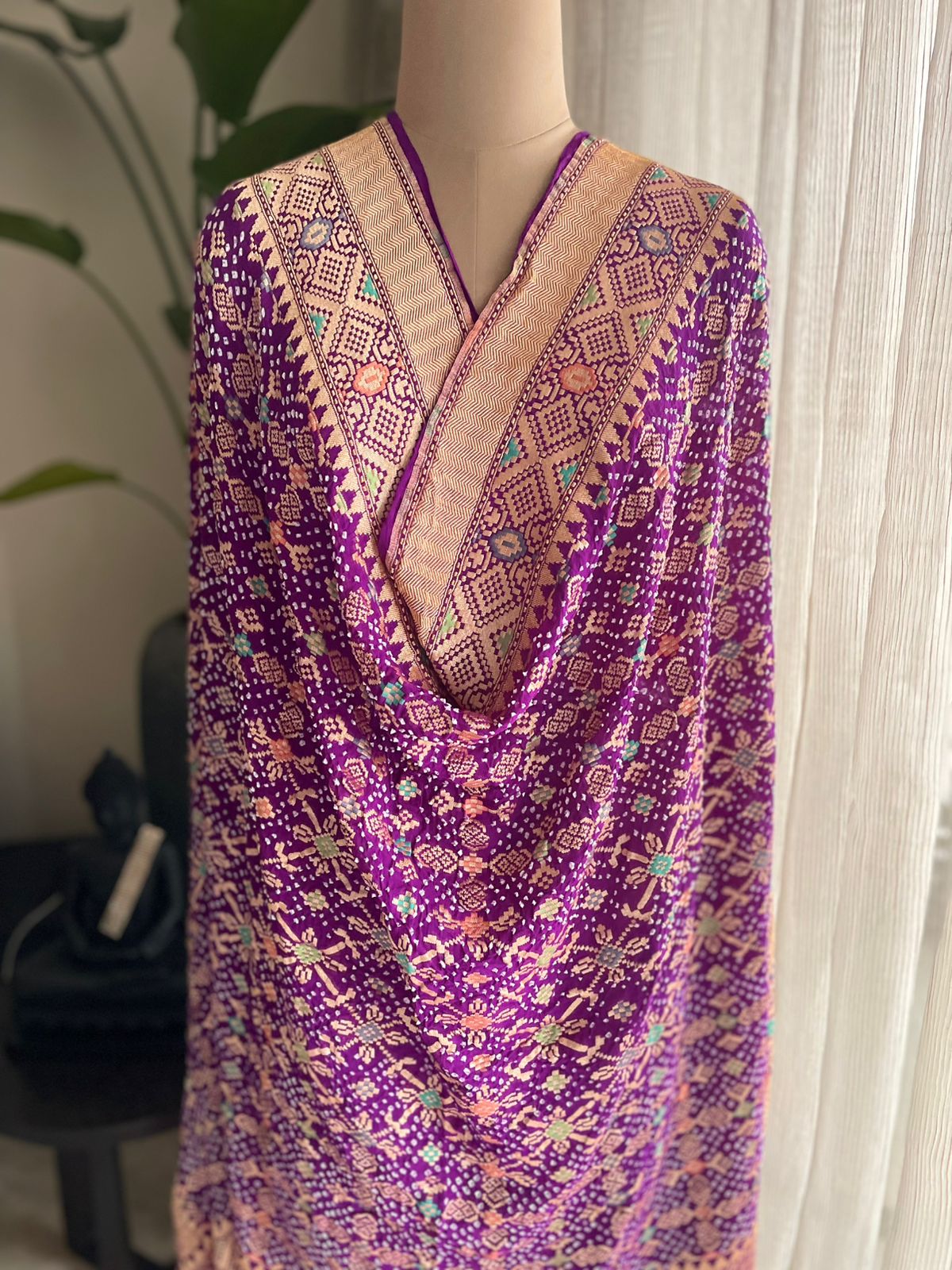 Ditya - One who answers prayers Meenakari Dupatta
