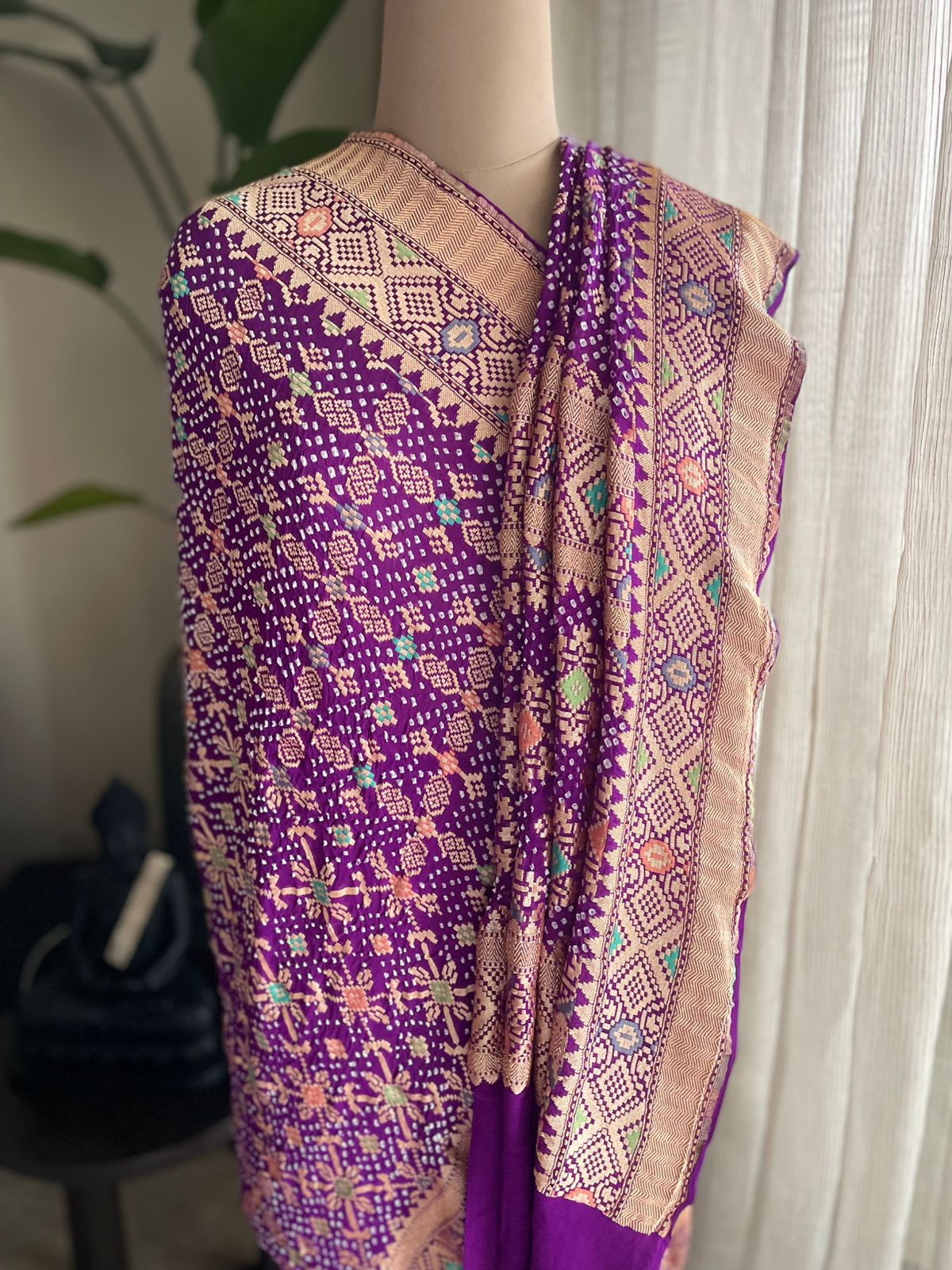 Ditya - One who answers prayers Meenakari Dupatta