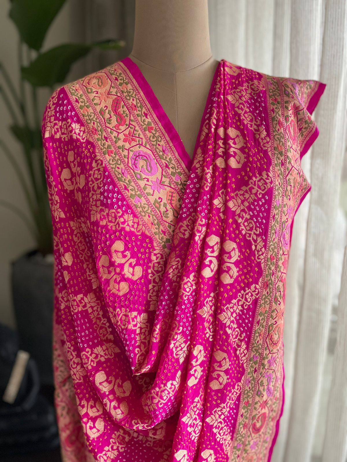 Apoorva - One of a Kind Meenakari Motifs Dupatta