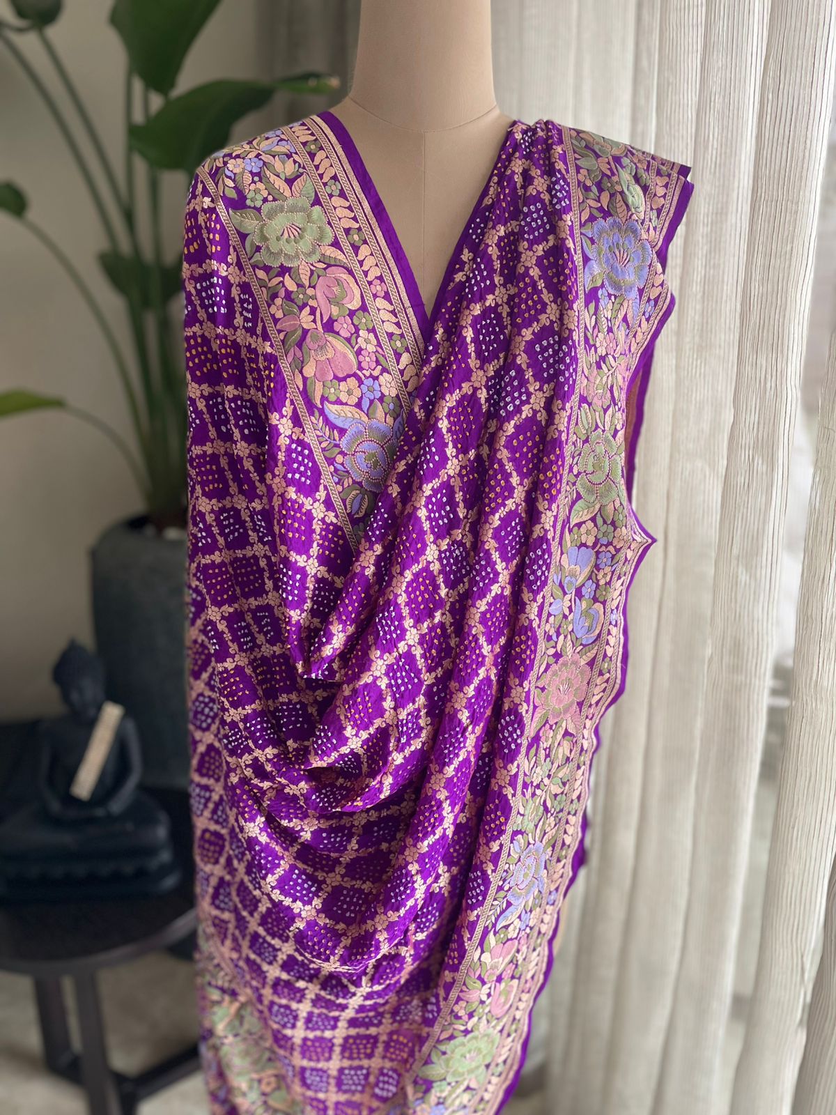 Paheli - The Mystic Creation Meenakari Motif Dupatta