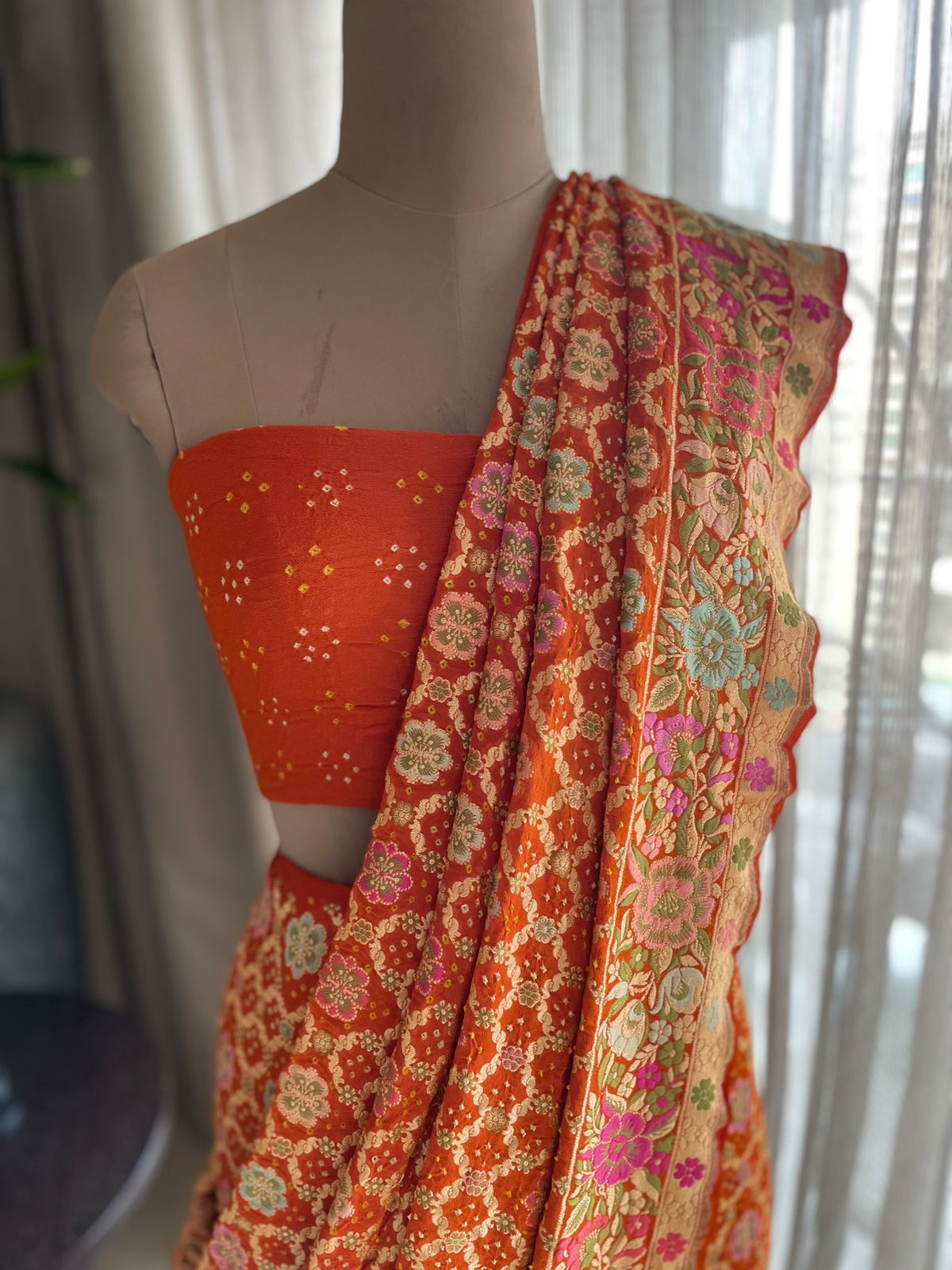 Ritija - Courageous Meenakari Motif Saree