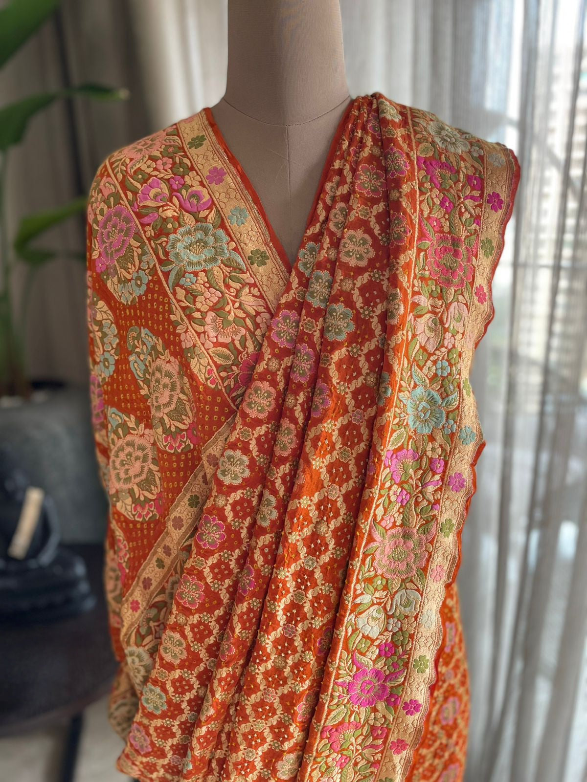 Ritija - Courageous Meenakari Motif Saree