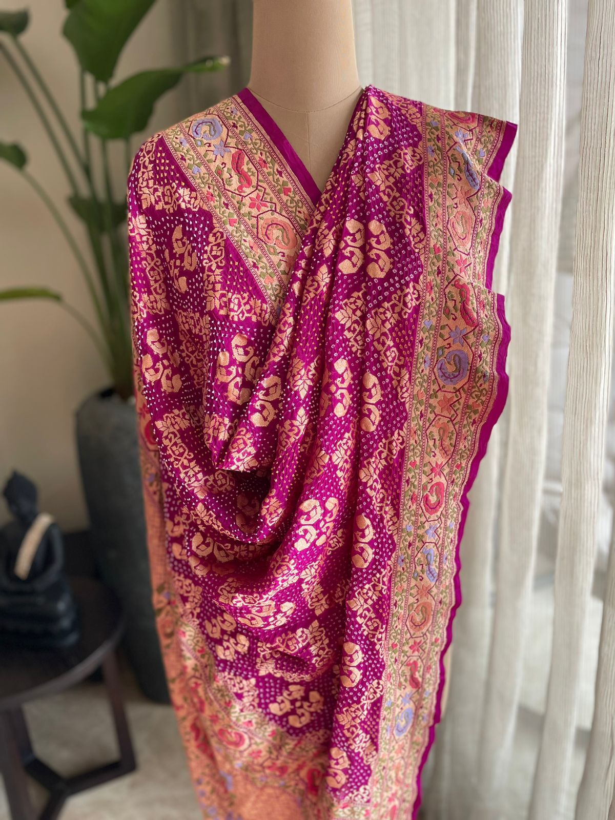 Astha - Devotional Faith Meenakari Motif Dupatta