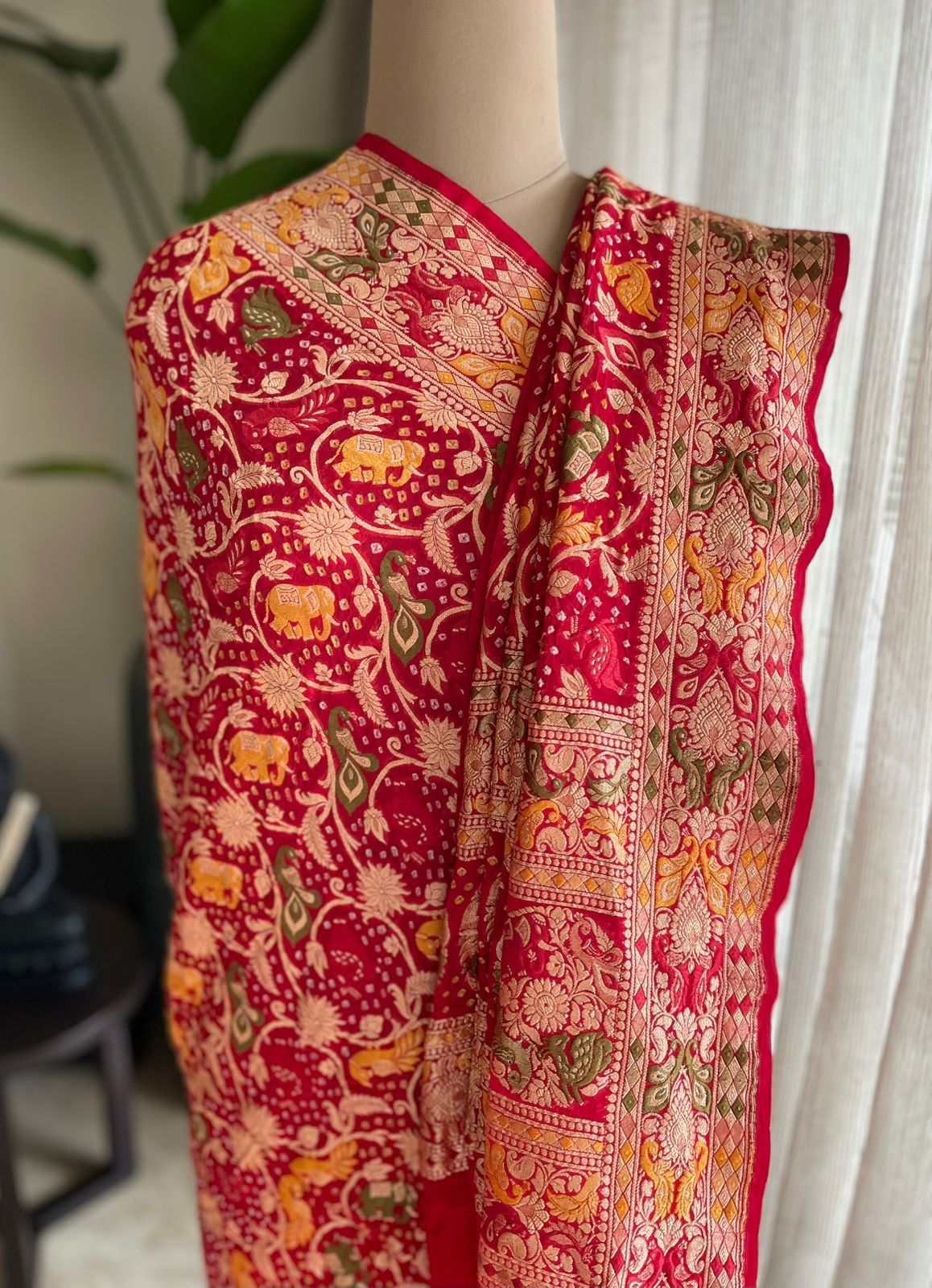 Disha - Right Direction Meenakari Motif Dupatta