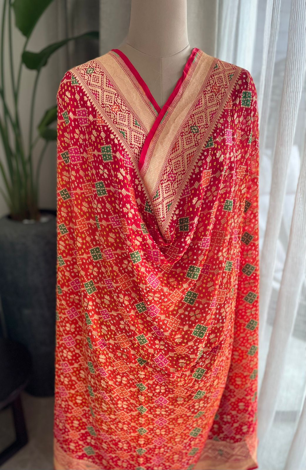 Devanshi - Gifted with Grace Meenakari Dupatta