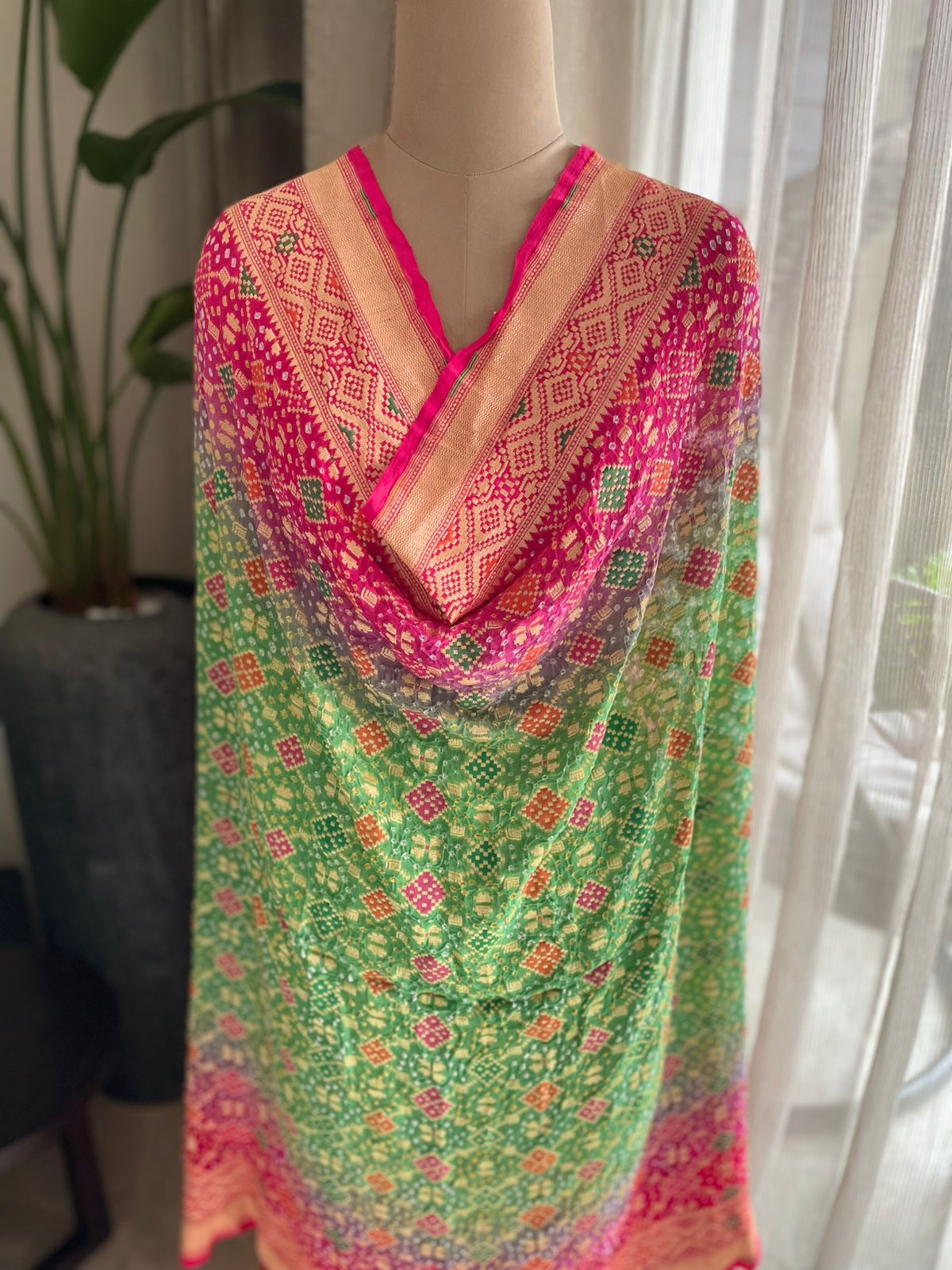 Kavya - A Symphonic Poetry Meenakari Dupatta