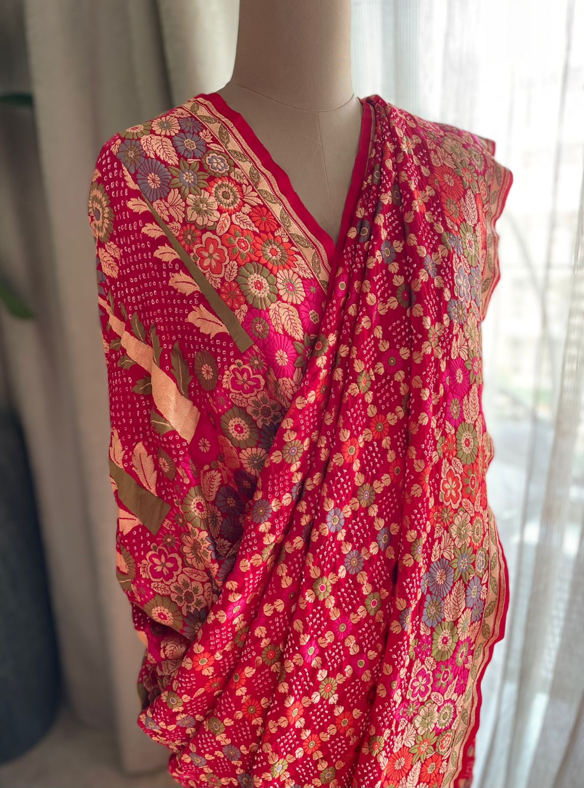 Prisha - Gift from God Meenakari Motif Saree