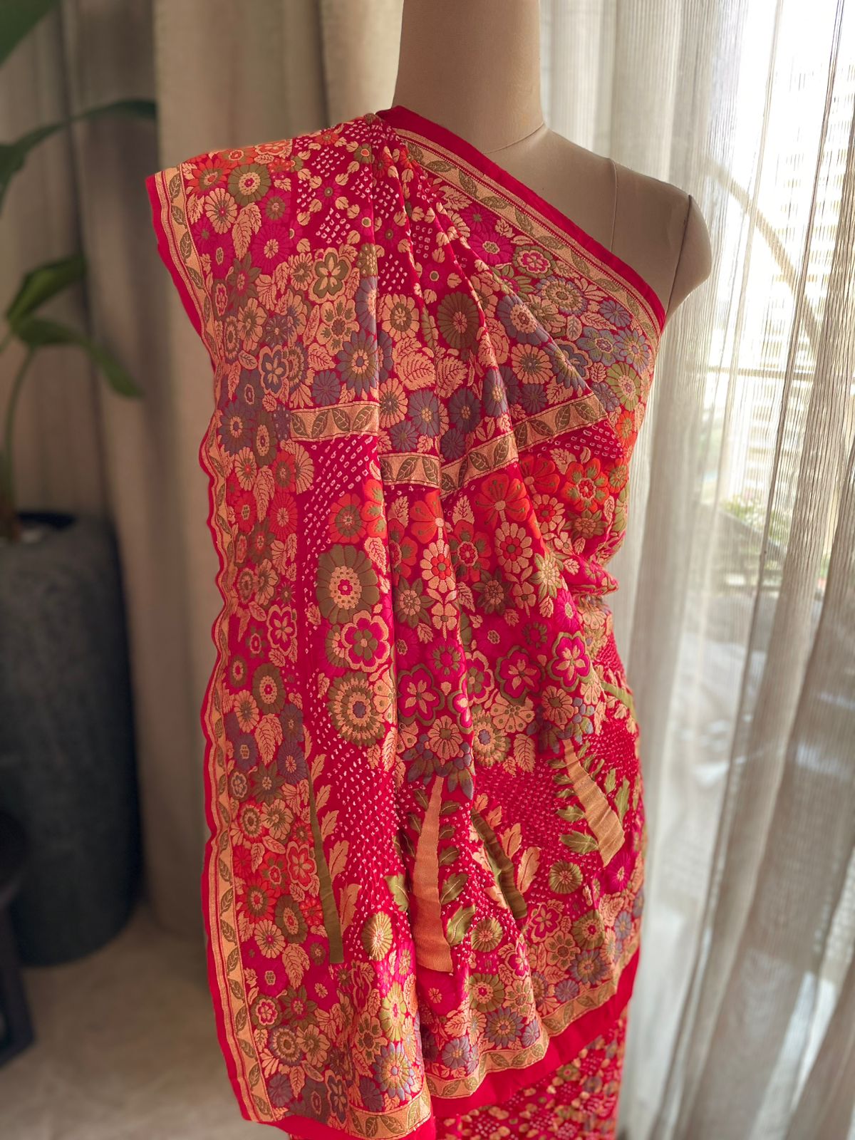 Prisha - Gift from God Meenakari Motif Saree