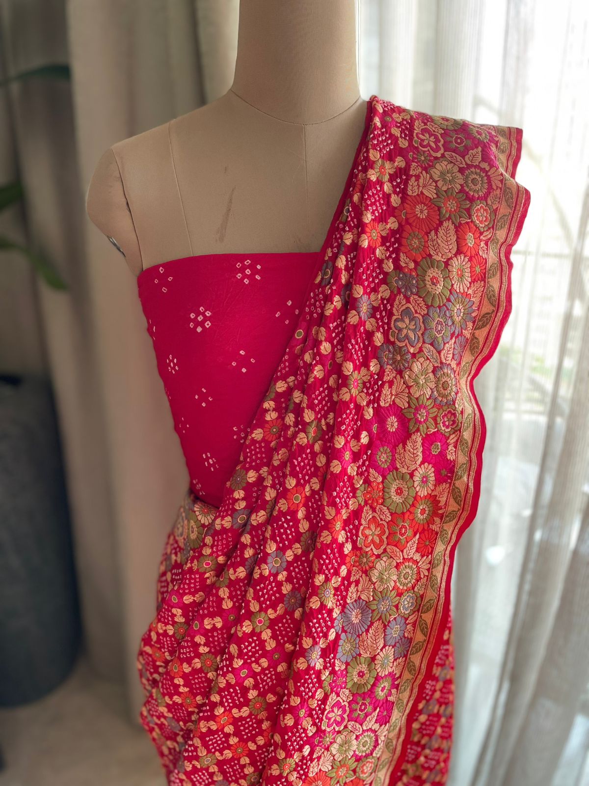 Prisha - Gift from God Meenakari Motif Saree