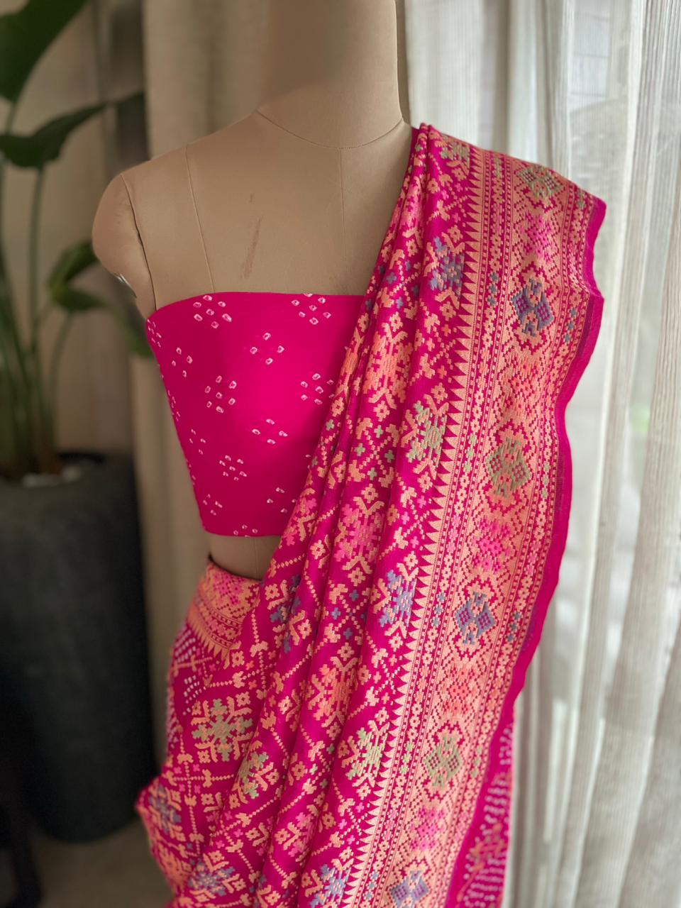 Anjali - Gift To God Meenakari Saree