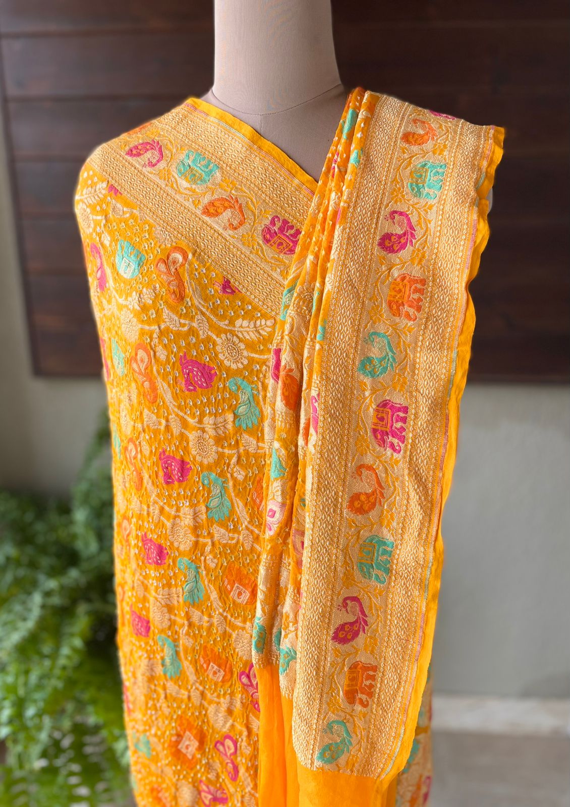 Isha - The Protector Meenakari Motif Dupatta