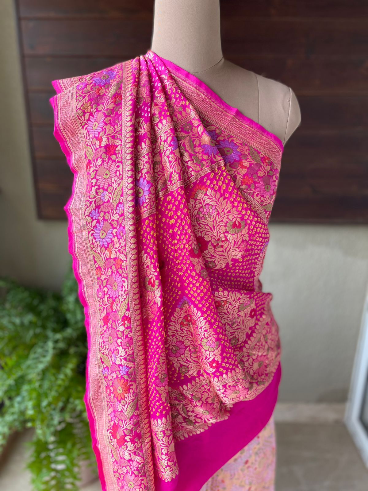 Vandana - Prayers Meenakari Motif Saree