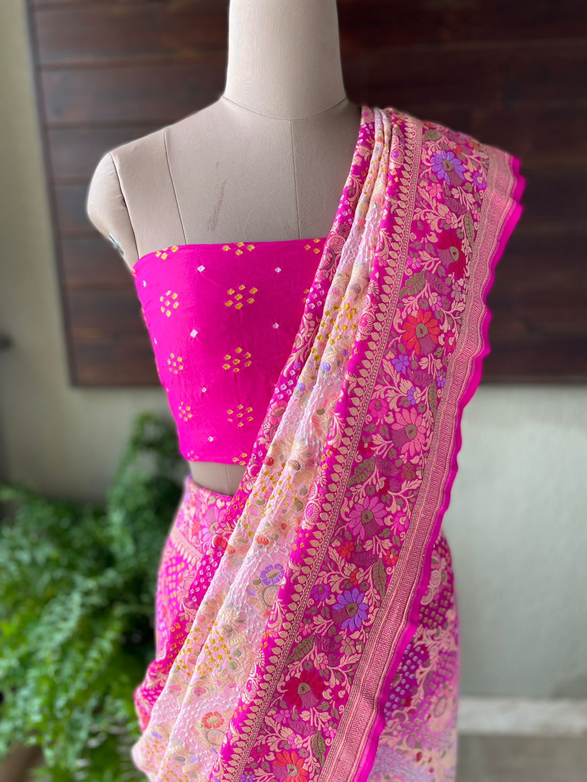 Vandana - Prayers Meenakari Motif Saree