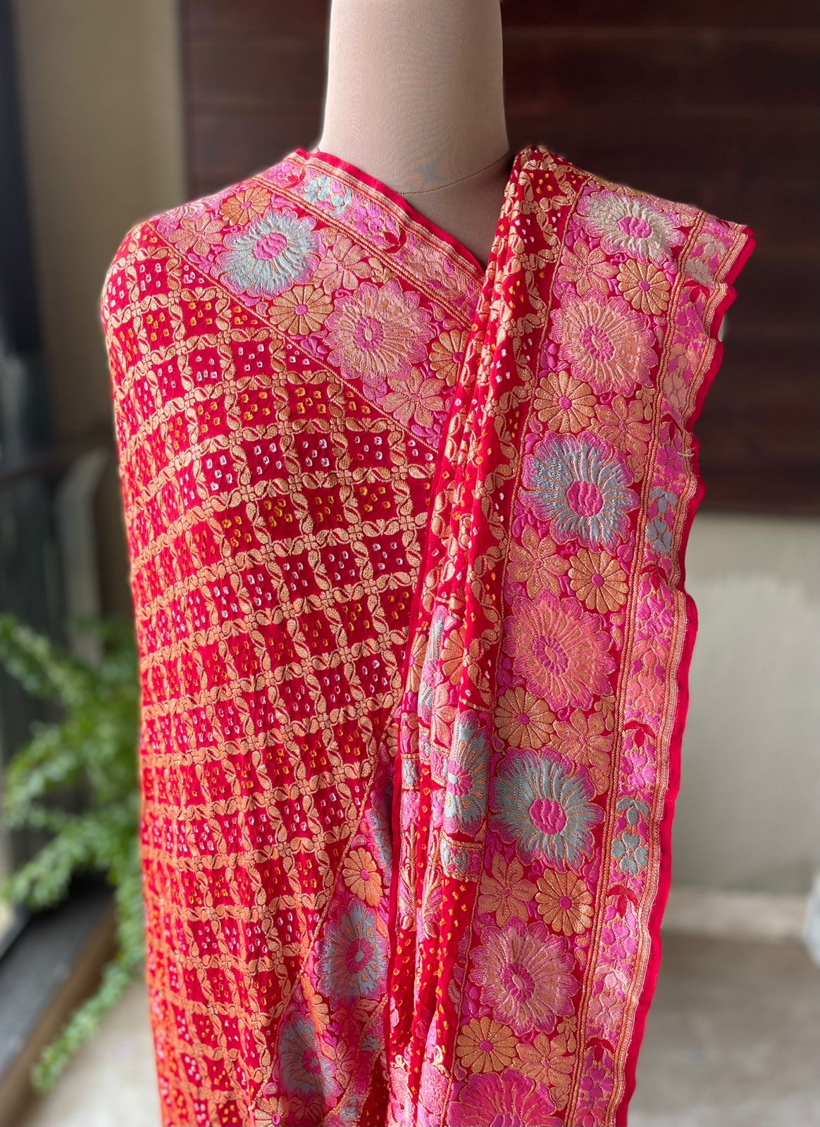 Chetna - Consciousness Meenakari Motif Dupatta